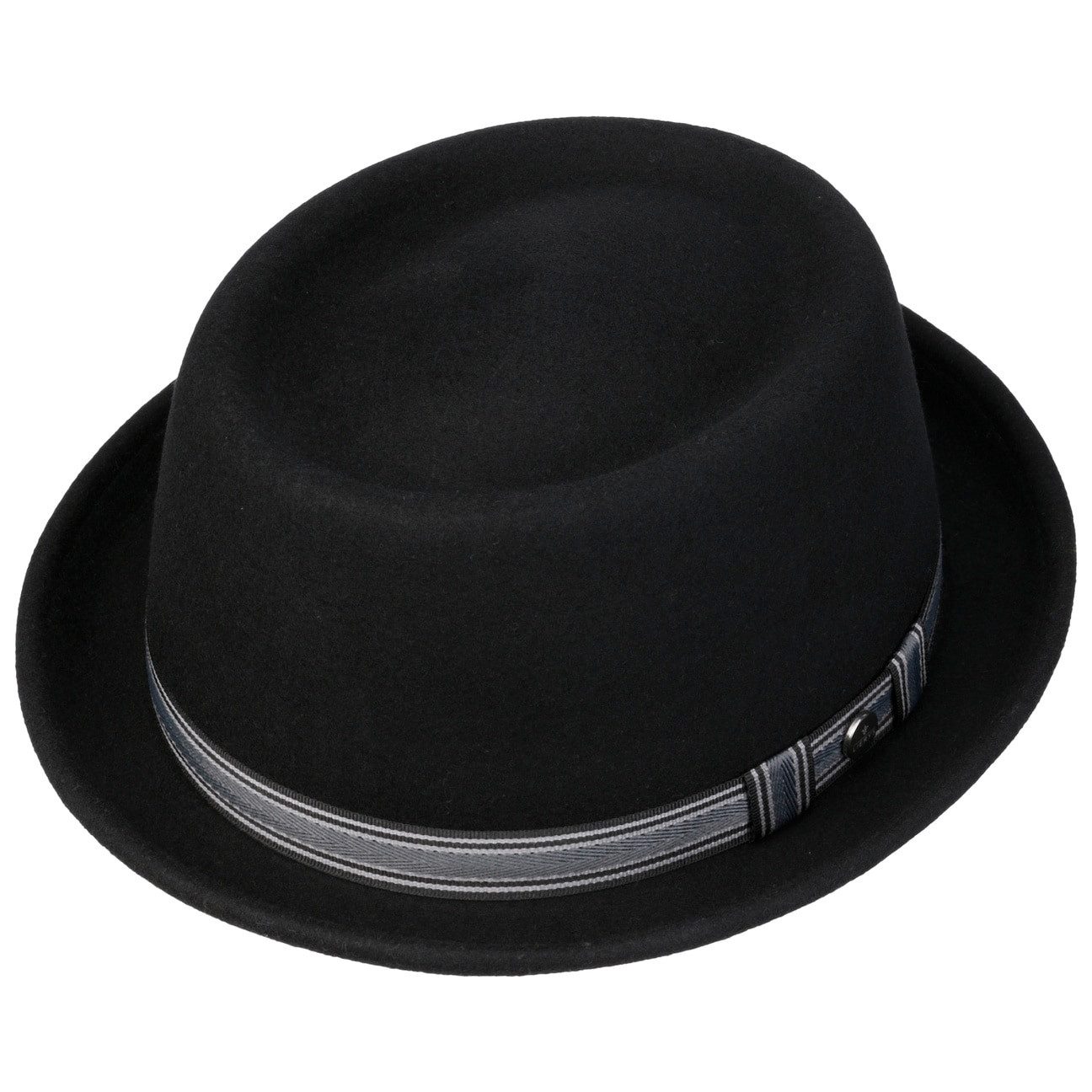 Lierys Fedora (1-St) Wollfilzhut mit Ripsband