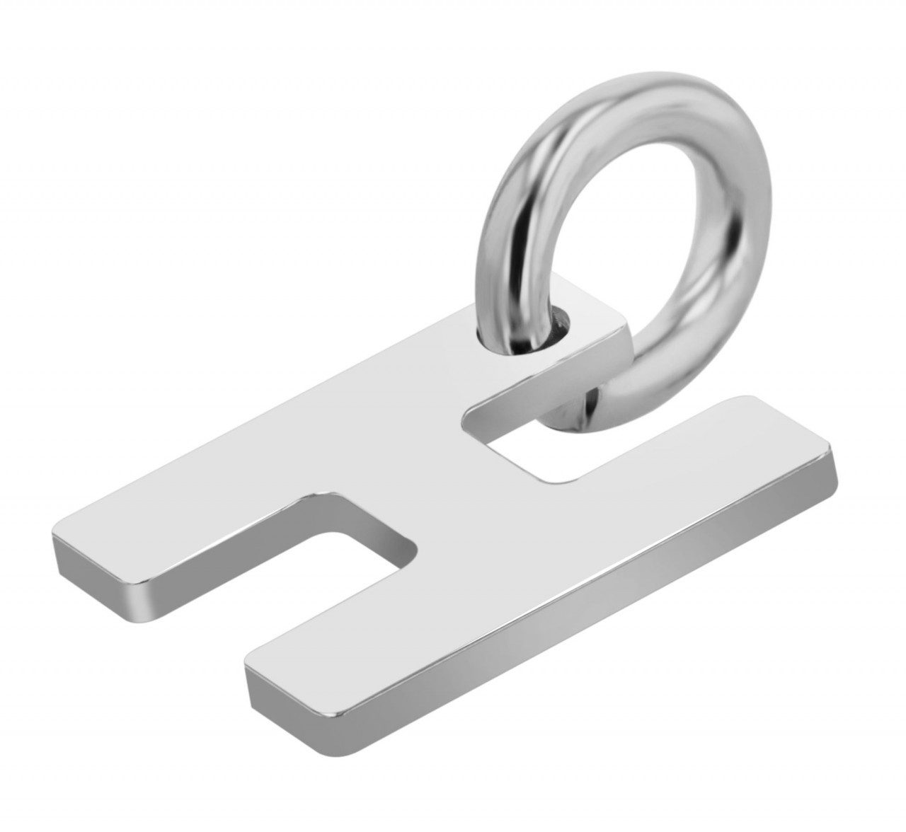 Adelia´s Kettenanhänger moderner Buchstabe Anhänger aus 925 Sterling Silber günstig online kaufen