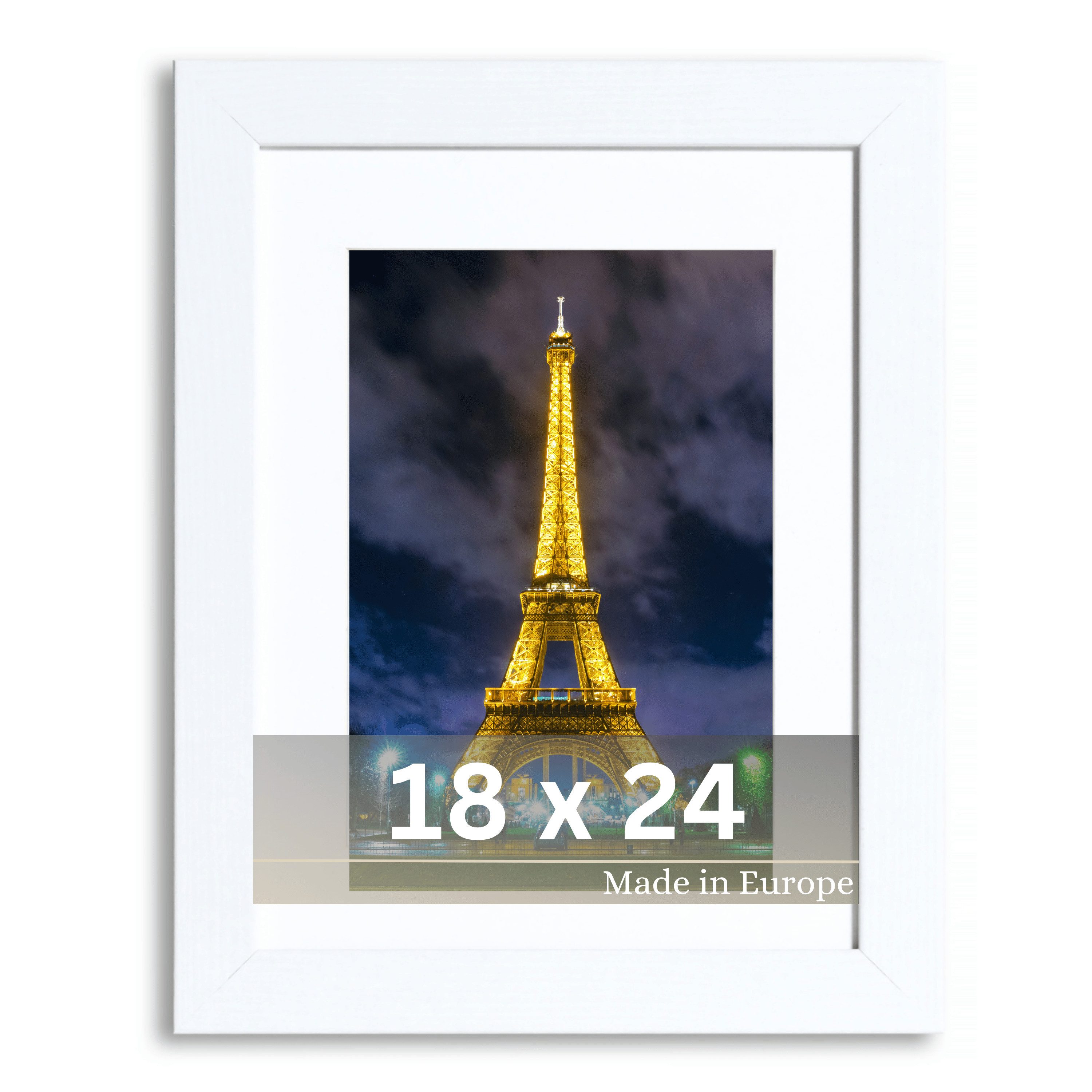 Victor (Zenith) Bilderrahmen Richter, Bilderrahmen Weiß 18x24 cm mit 13x18 günstig online kaufen