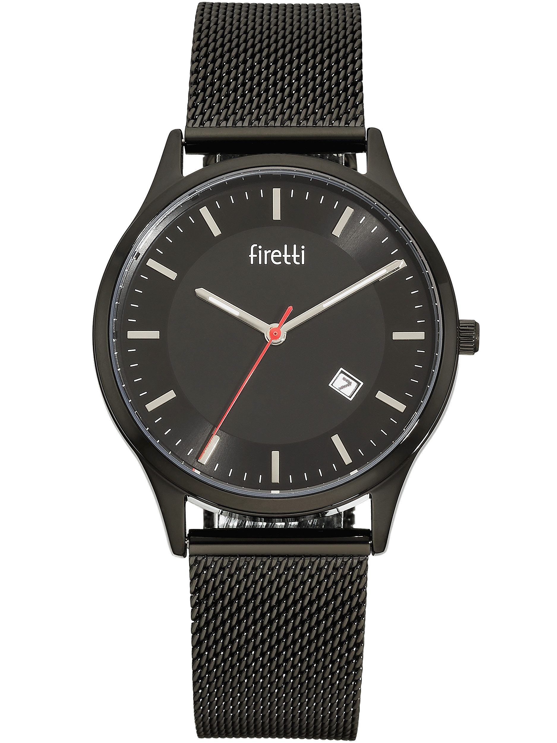 Firetti Quarzuhr urban mesh, Armbanduhr, Herrenuhr, Edelstahlarmband, analog, Tag