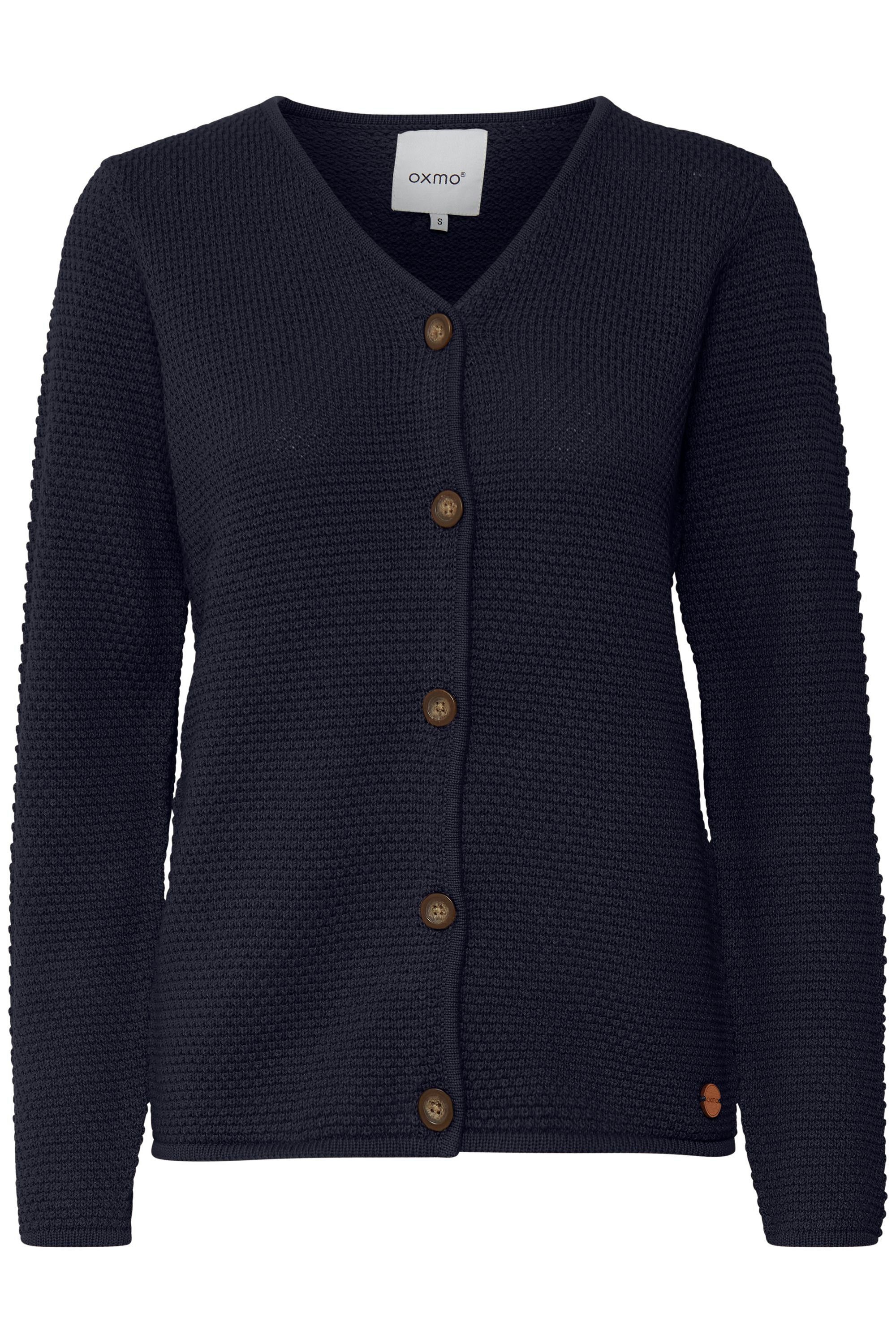 OXMO Cardigan OXHelga Damen Feinstrick Cardigan/Strickjacke