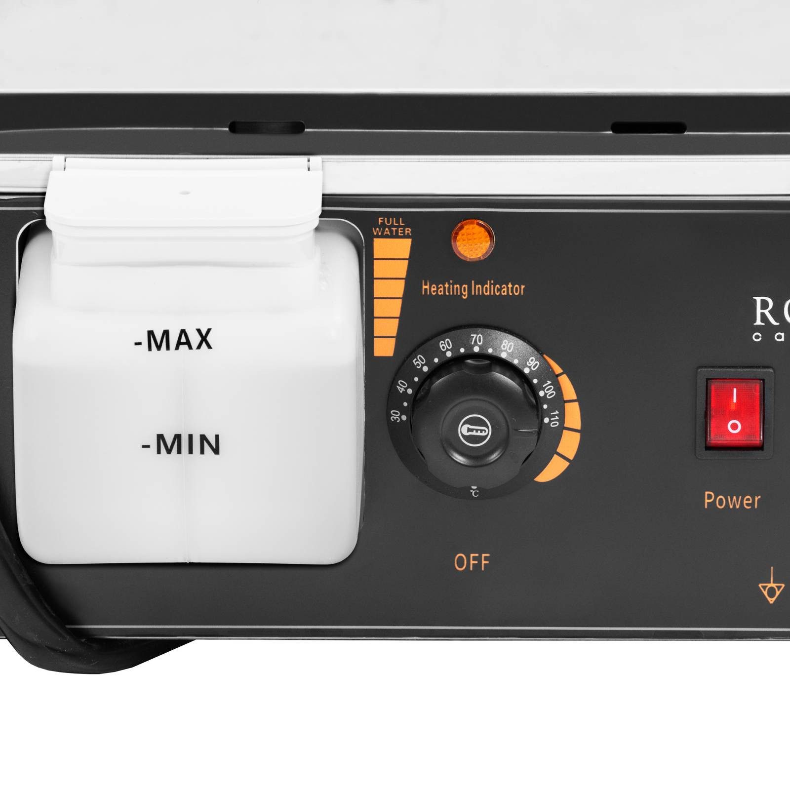 Royal Catering Dampfgarer Dumpling Steamer Garer Knödeldämpfer Dampfnudeln Klößen Mais Gastro, 1250 W