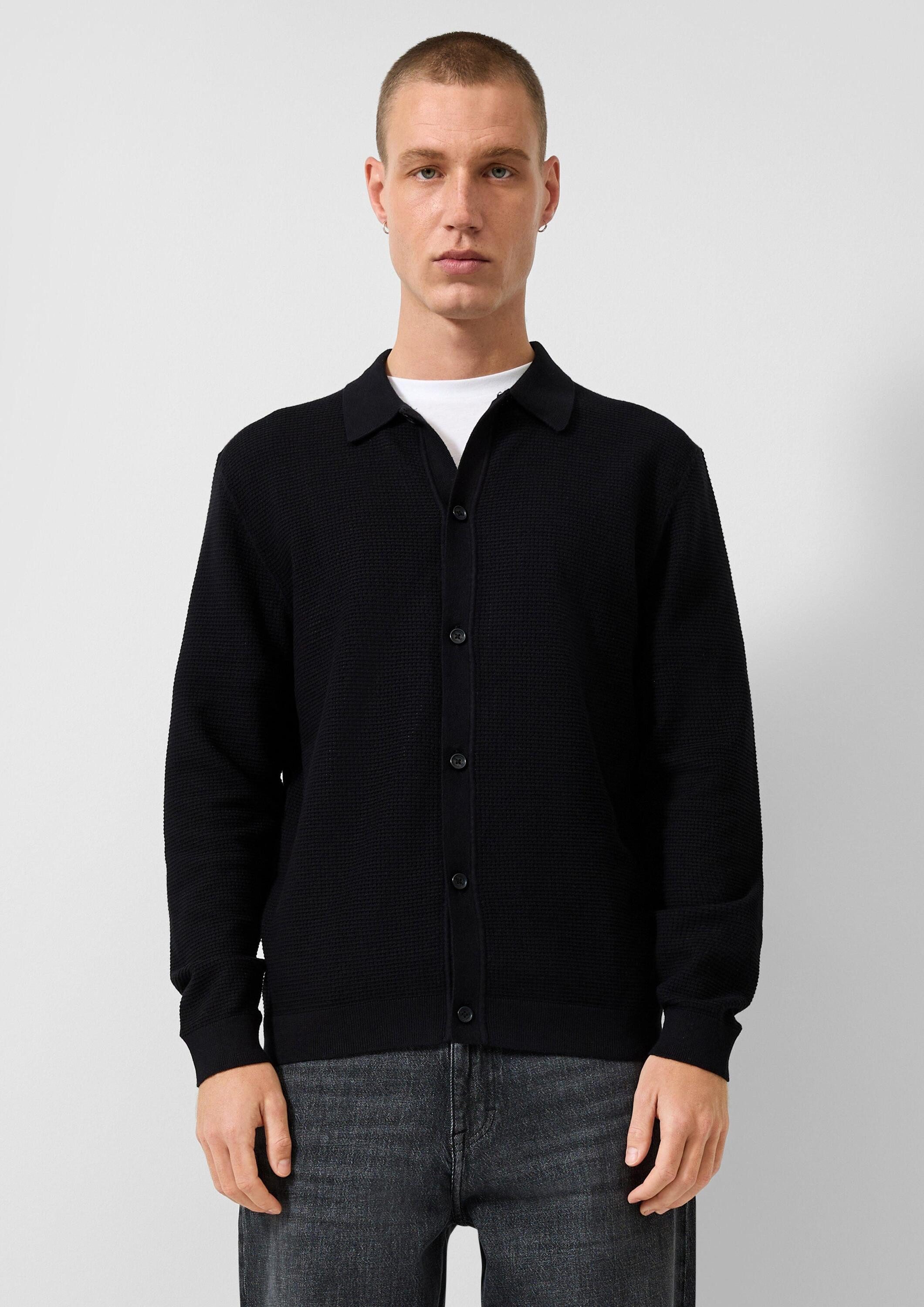 QS Cardigan Hemd Strickhemd