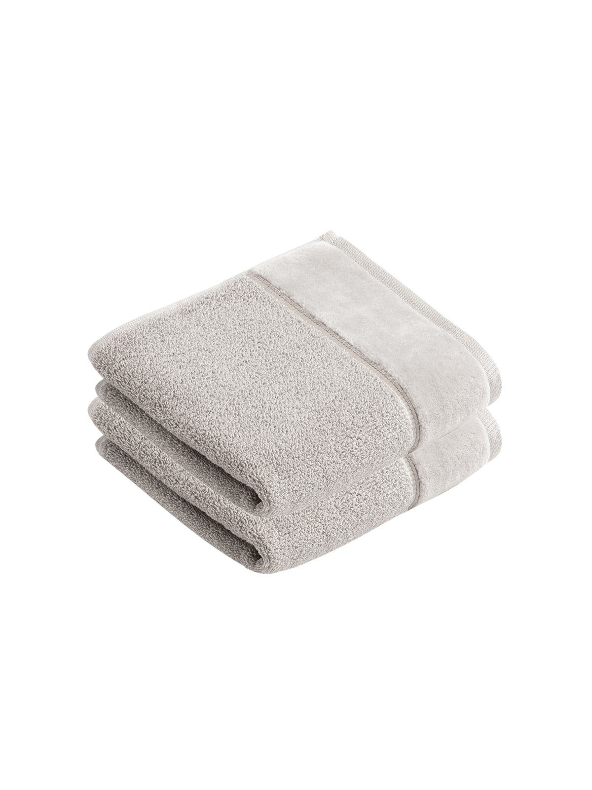 Vossen Handtücher Handtücher Collection Pure, Frottier (Packung, 2-St), Vegan