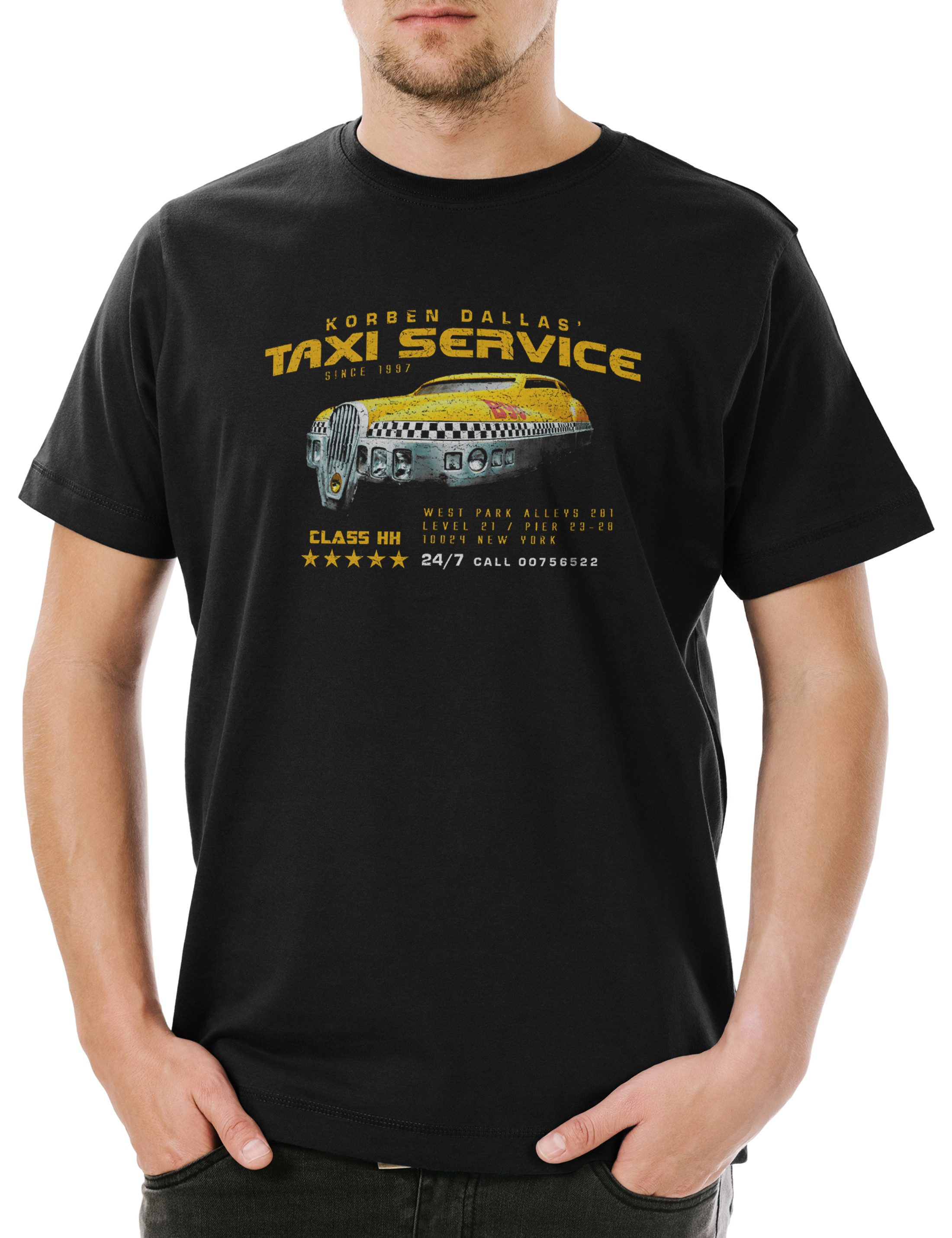 Urban Backwoods Print-Shirt Korben Dallas Taxi günstig online kaufen