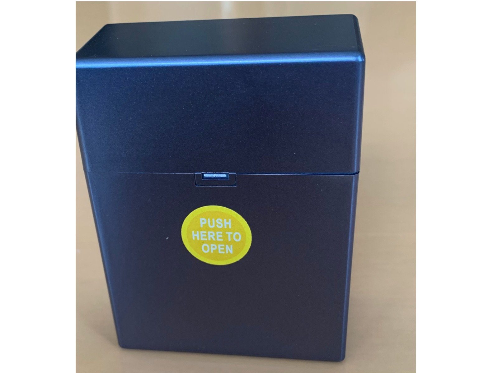 BVB SCHWARZ GELB Zigarettenbox XL BigBox – Für 25 Zigaretten, Mit Sprungdeckel, Pop-up Funktion, Ca. 92x70x28 Mm
