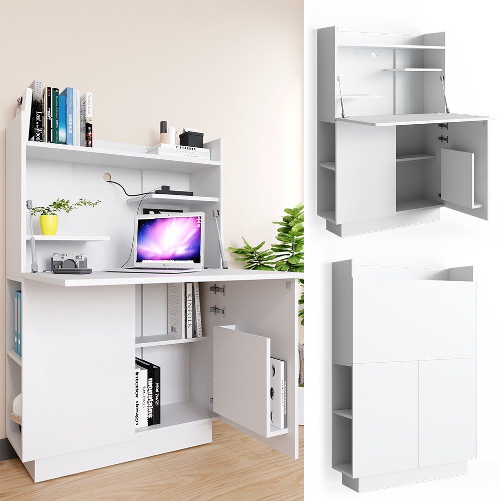 Vicco Regal-Schreibtisch Alena, Weiß, 85 x günstig online kaufen