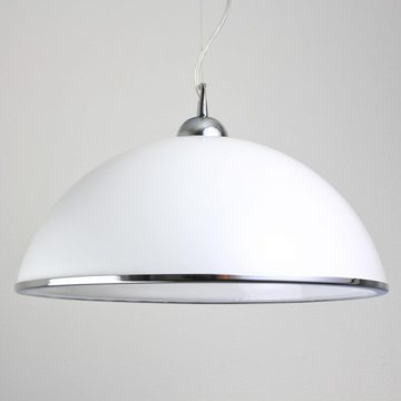 Licht-Erlebnisse Pendelleuchte SINGLE 3, ohne Leuchtmittel, Weiße Hängelampe Metall Kunststoff Industrie Küche Pendelleuchte Lampe
