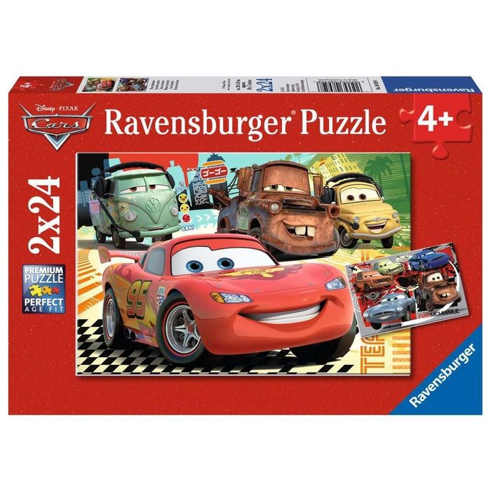 Ravensburger Puzzle Kinderpuzzle Neue Abenteuer 2 x 24 Teile 2 Puzzleteile