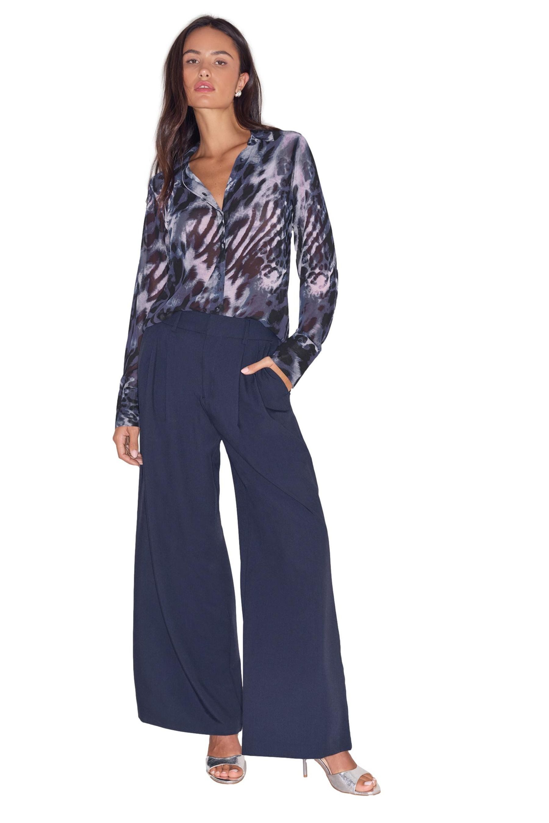 LIPSY Hemdbluse Lipsy Chiffonbluse, Regular (1-tlg)