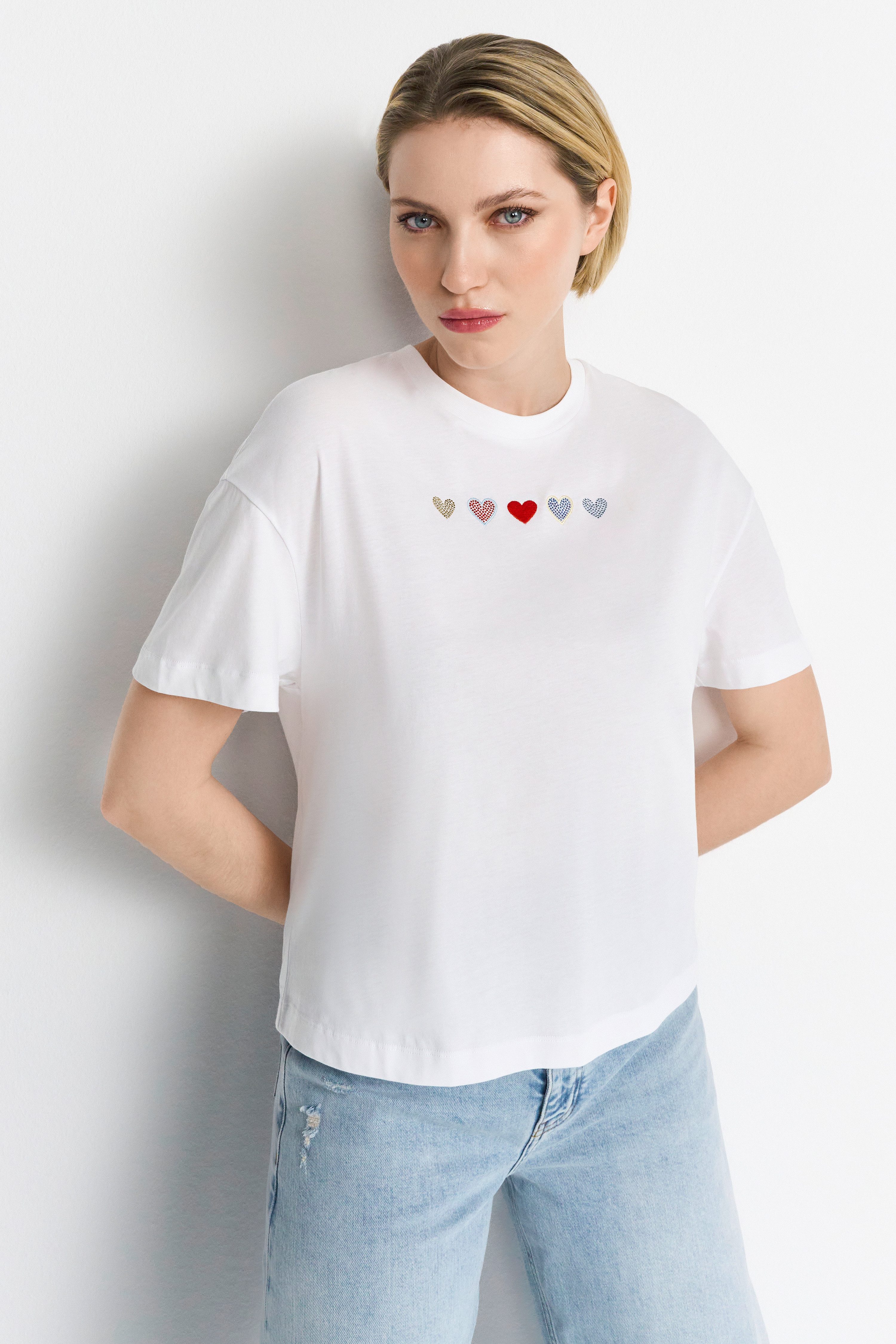 RICHROYAL T-Shirt Mit Rundhalsausschnitt günstig online kaufen