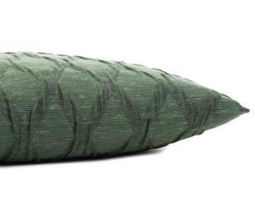 Wohndecke GÖZZE Kissenhülle CALIDO dunkelgrün (LB 50x50 cm) LB 50x50 cm grün, Gözze