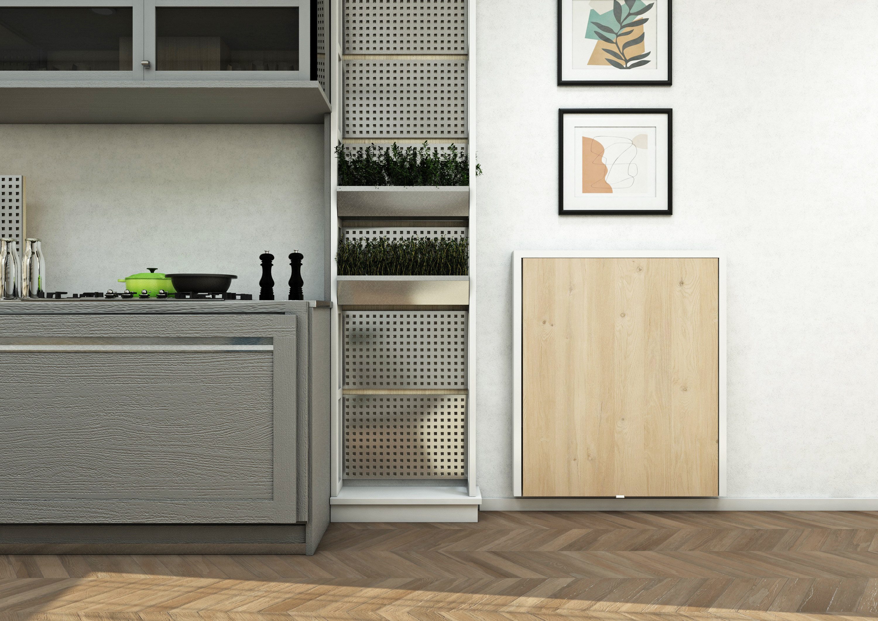 Multimo Küchentisch Multimo Secret Wandklapptisch