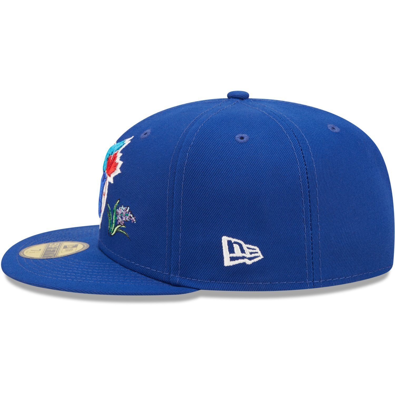 New Era Fitted Cap 59Fifty FLORAL blau Toronto WATER Jays