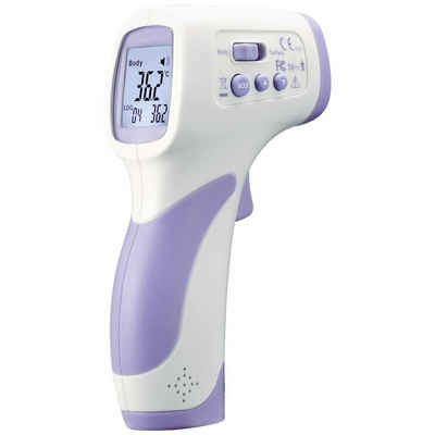 TFA Dostmann Fieberthermometer Fieber- -Thermometer 478, Berührungsloses messen, Mit Fieberalarm