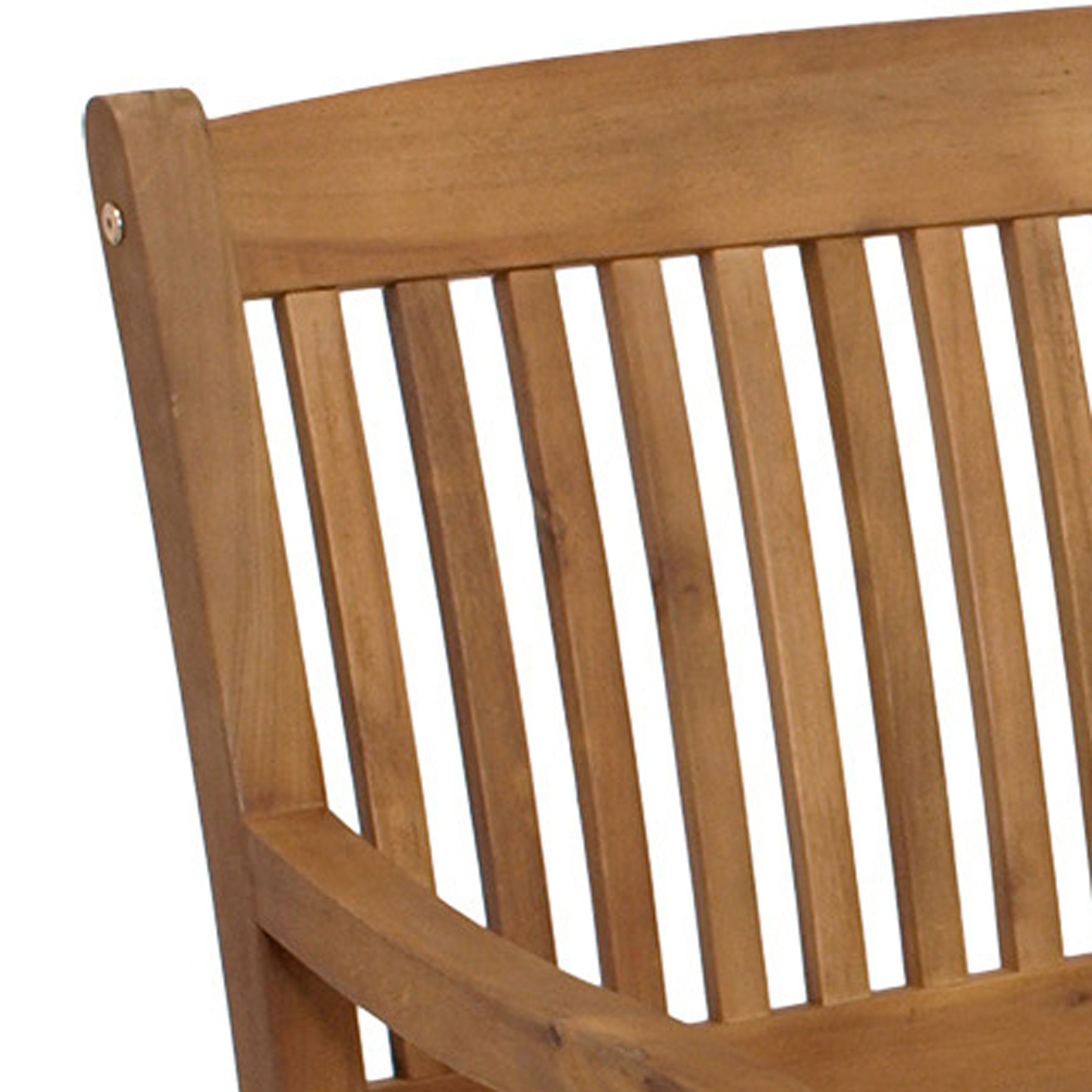 TPFGarden Gartenbank Menorca (Hochwertige Outdoor Gartenbank, 1-St., Sitzbank Outdoor Gartenbank 3-Sitzer 157cm), Holz ist geölt - Hochwertige Verarbeitung