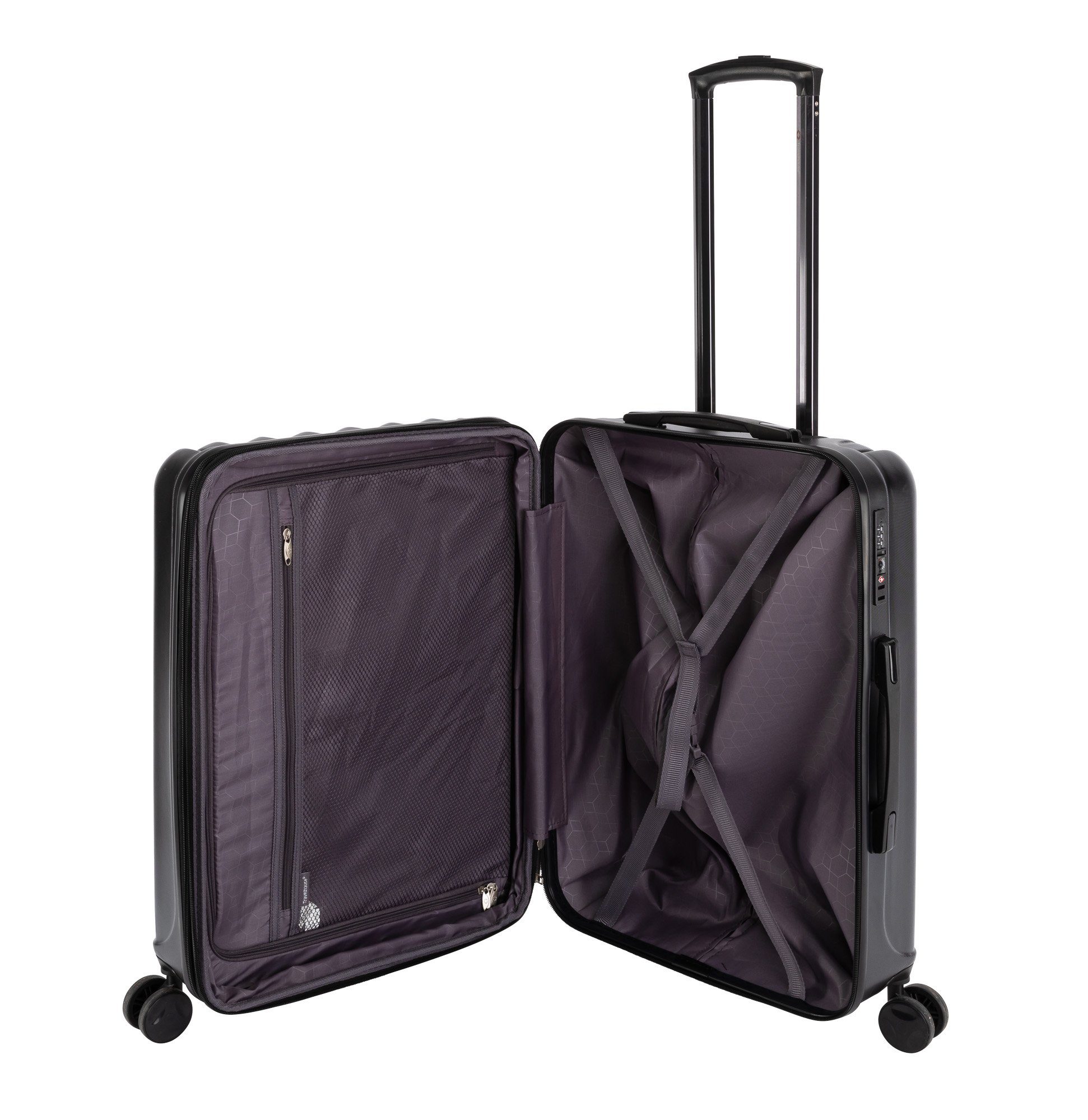 Travelhouse Hartschalen-Trolley Porto, 4 Rollen, Dehnfalte +15% Volumen, ro günstig online kaufen