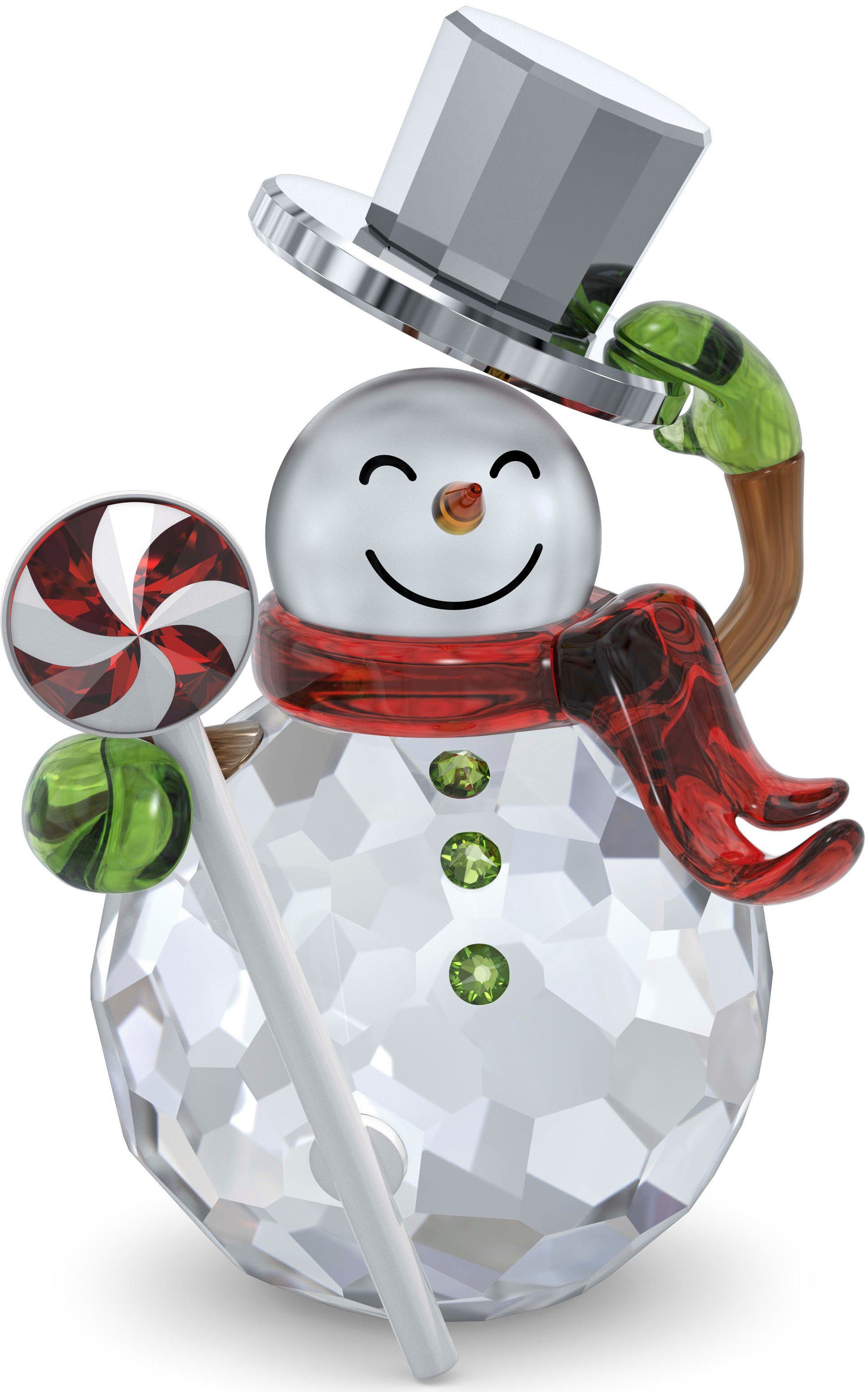 Cheers Dekofigur (1 Holiday Snowman, Kristall Swarovski Swarovski® Dulcis 5655434 St), Schneemann,