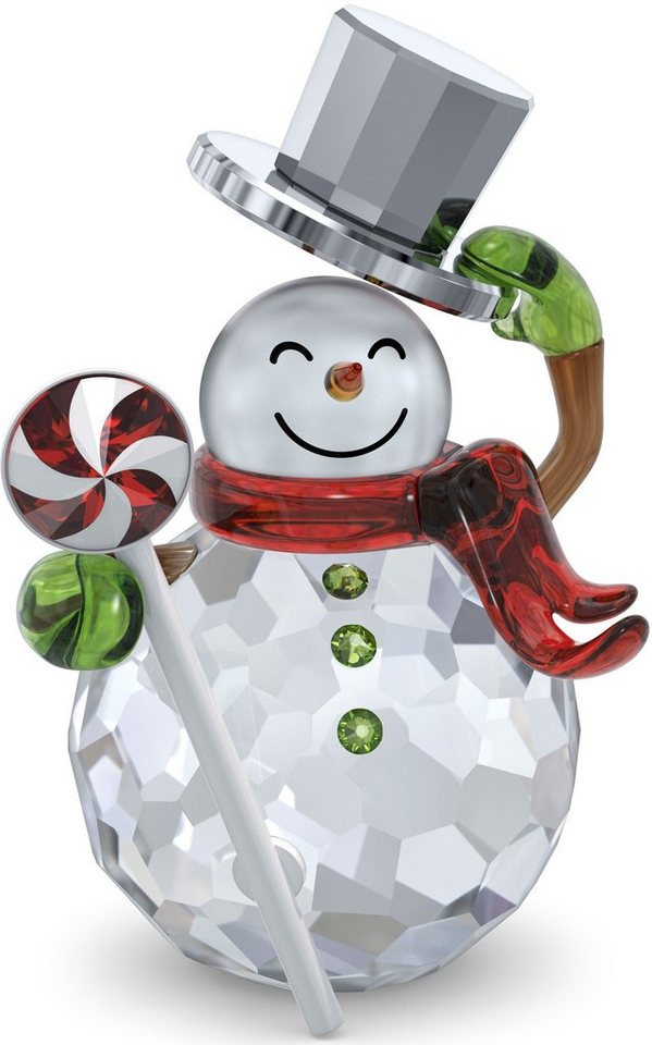 Swarovski Dekofigur Holiday Cheers Dulcis Snowman, Schneemann, 5655434 (1 St),  Swarovski® Kristall