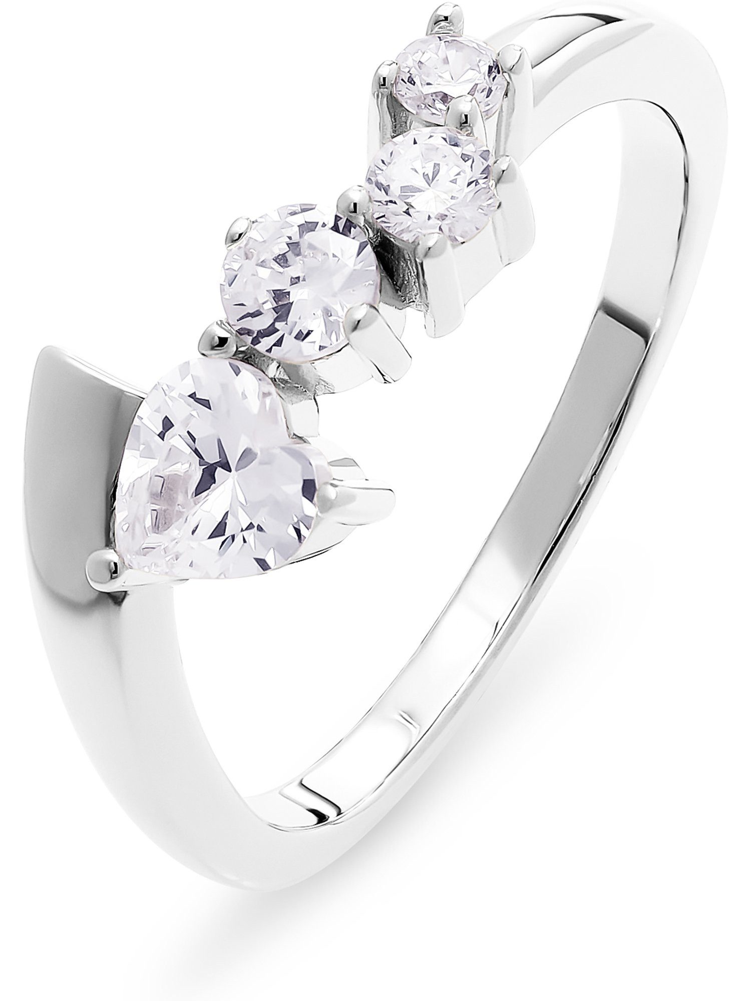 JETTE Silberring, Zirkonia, synthetisch günstig online kaufen