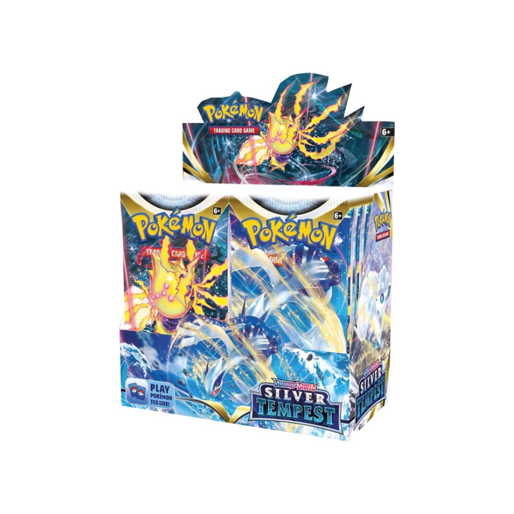 The Pokémon Company Sammelkarte Pokemon Silver Tempest Booster Display SWSH12 Englisch