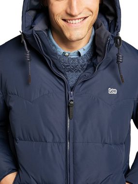 Lee® Winterjacke Steppjacke mit Kapuze - Puffer Jacket Navy