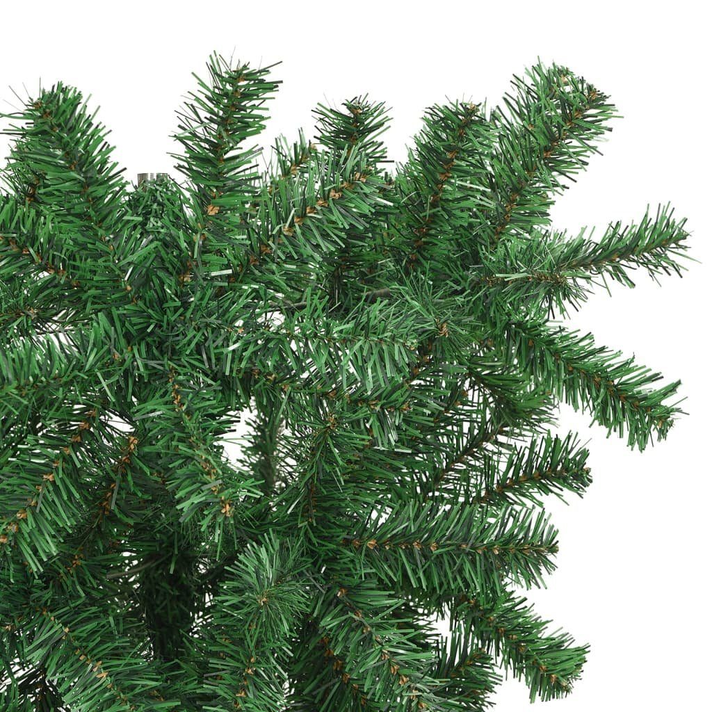 vidaXL Künstlicher Weihnachtsbaum 120 Künstlicher mit Grün cm Weihnachtsbaum Ständer Umgekehrt