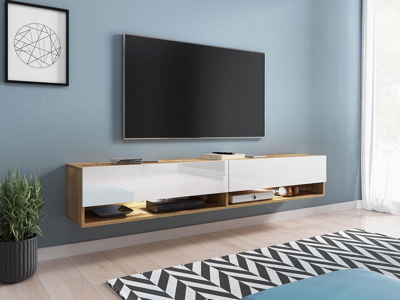 MIRJAN24 TV-Schrank A180 (mit 2 Türen) günstig online kaufen