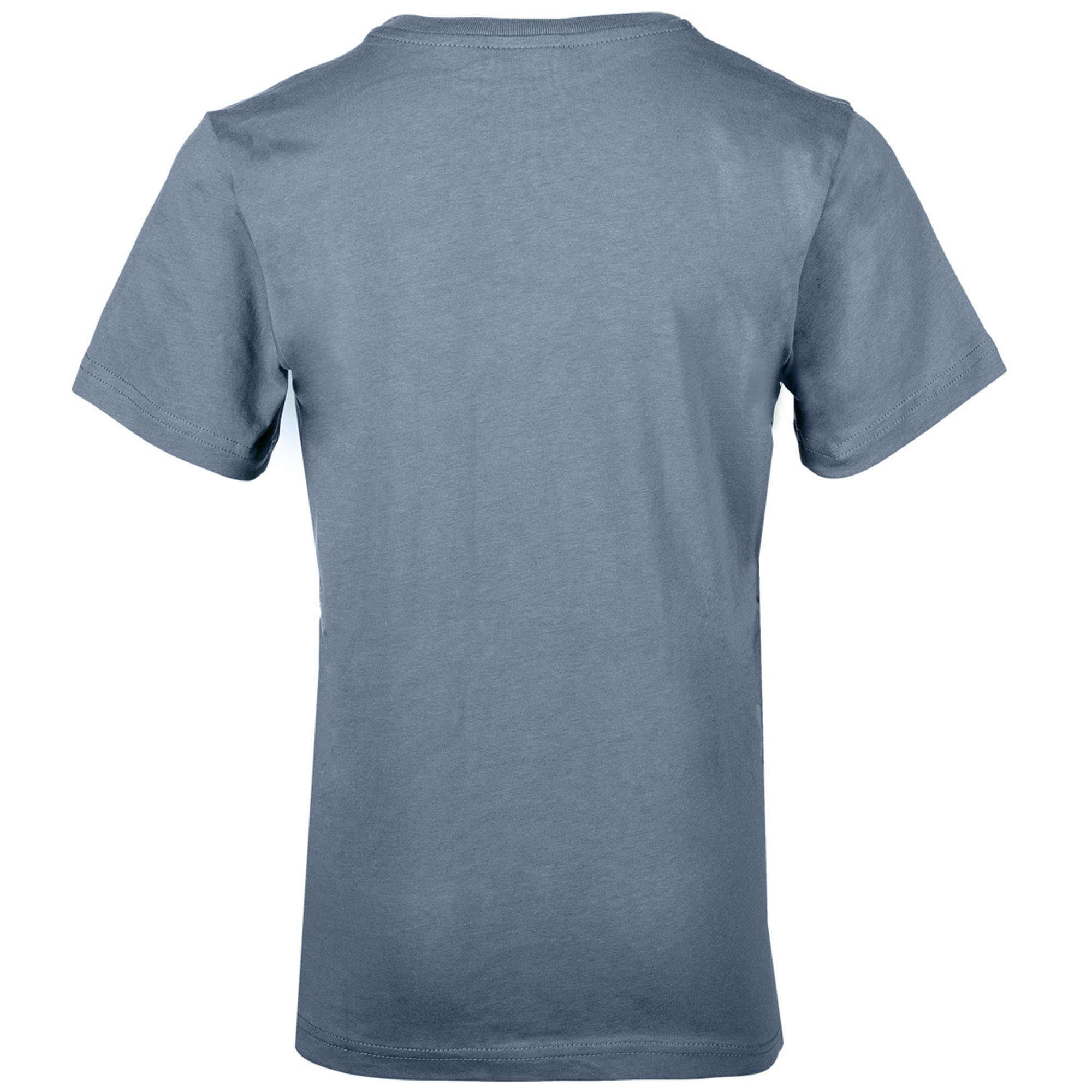 Unisex - Champion T-Shirt Kinder T-Shirt Rundhals Blaugrau Crewneck,