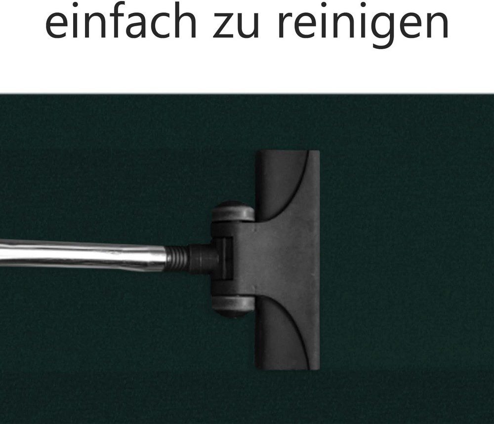 MDEKOR Nadelvliesteppich Teppichboden Meterware - Teppich Läufer, 50x200cm Grün