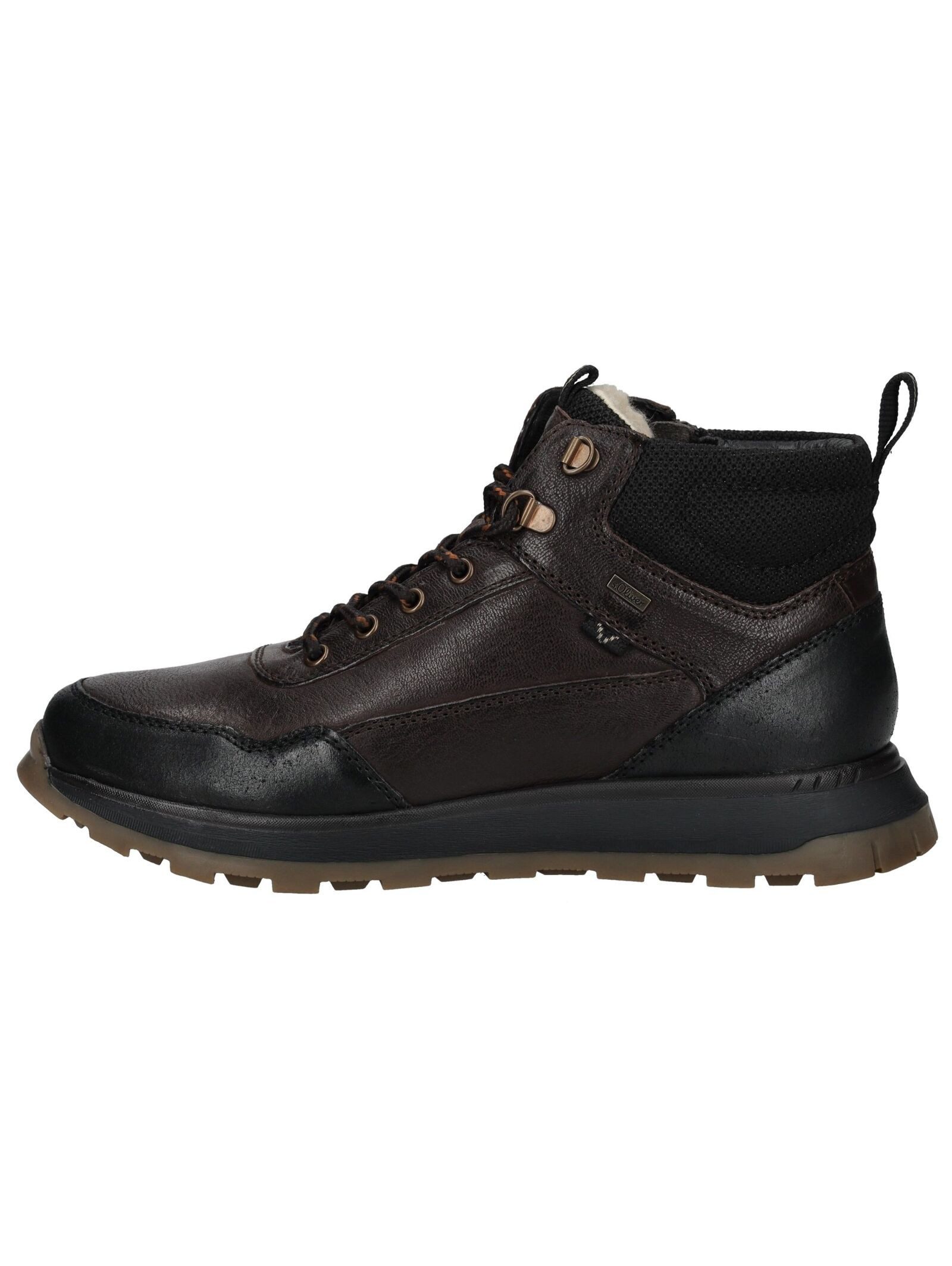 s.Oliver Stiefelette Leder/Textil . Schnürstiefelette günstig online kaufen