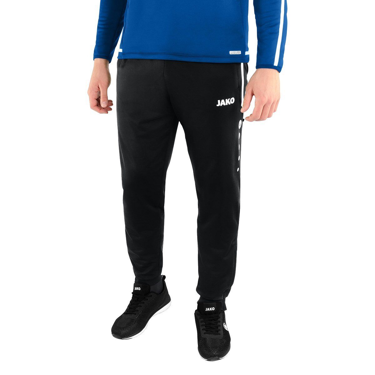 Jako Trainingshose Polyesterhose Competition 2.0 lang schwarz/weiss Herren