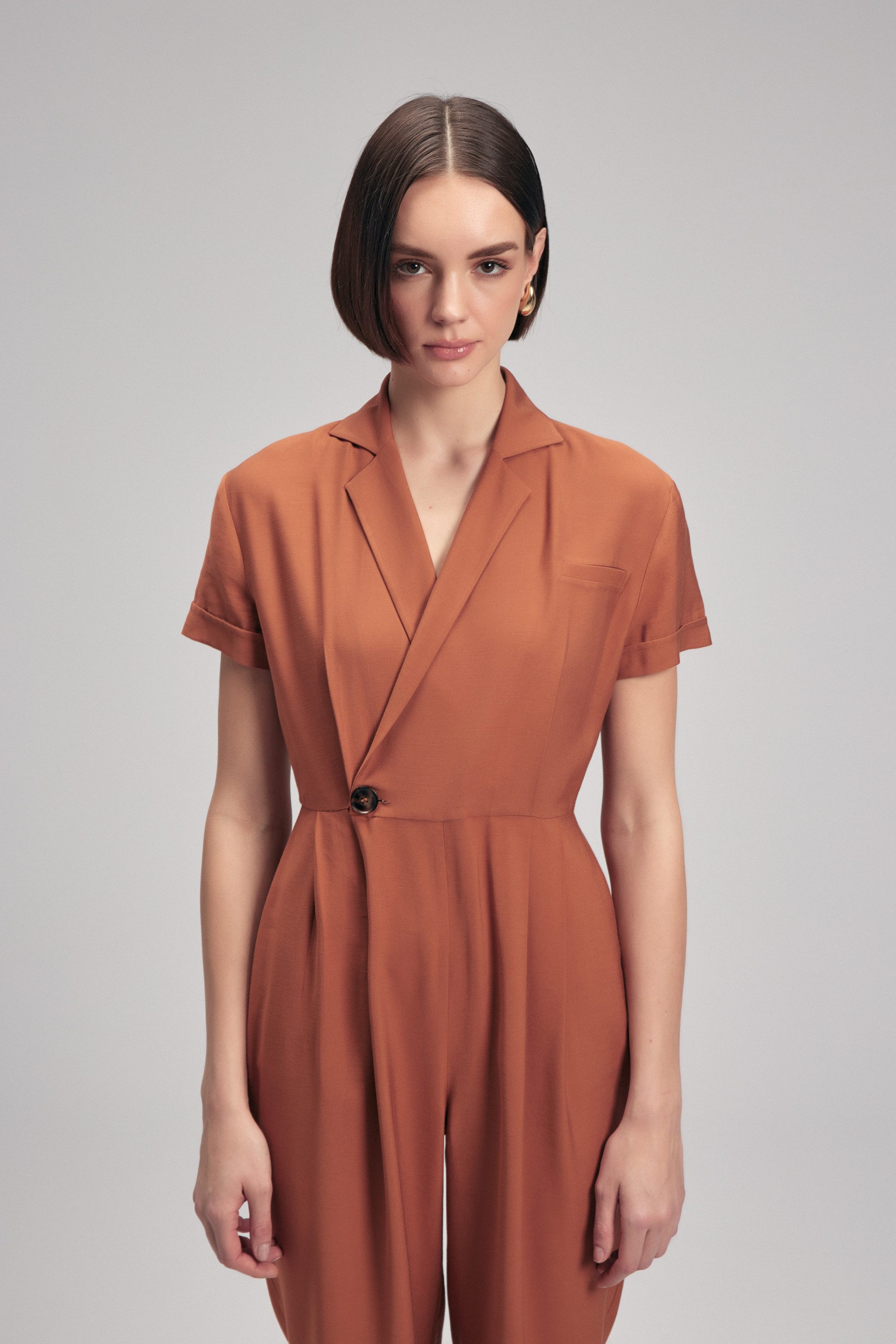 adL Jumpsuit Plissierter Overall
