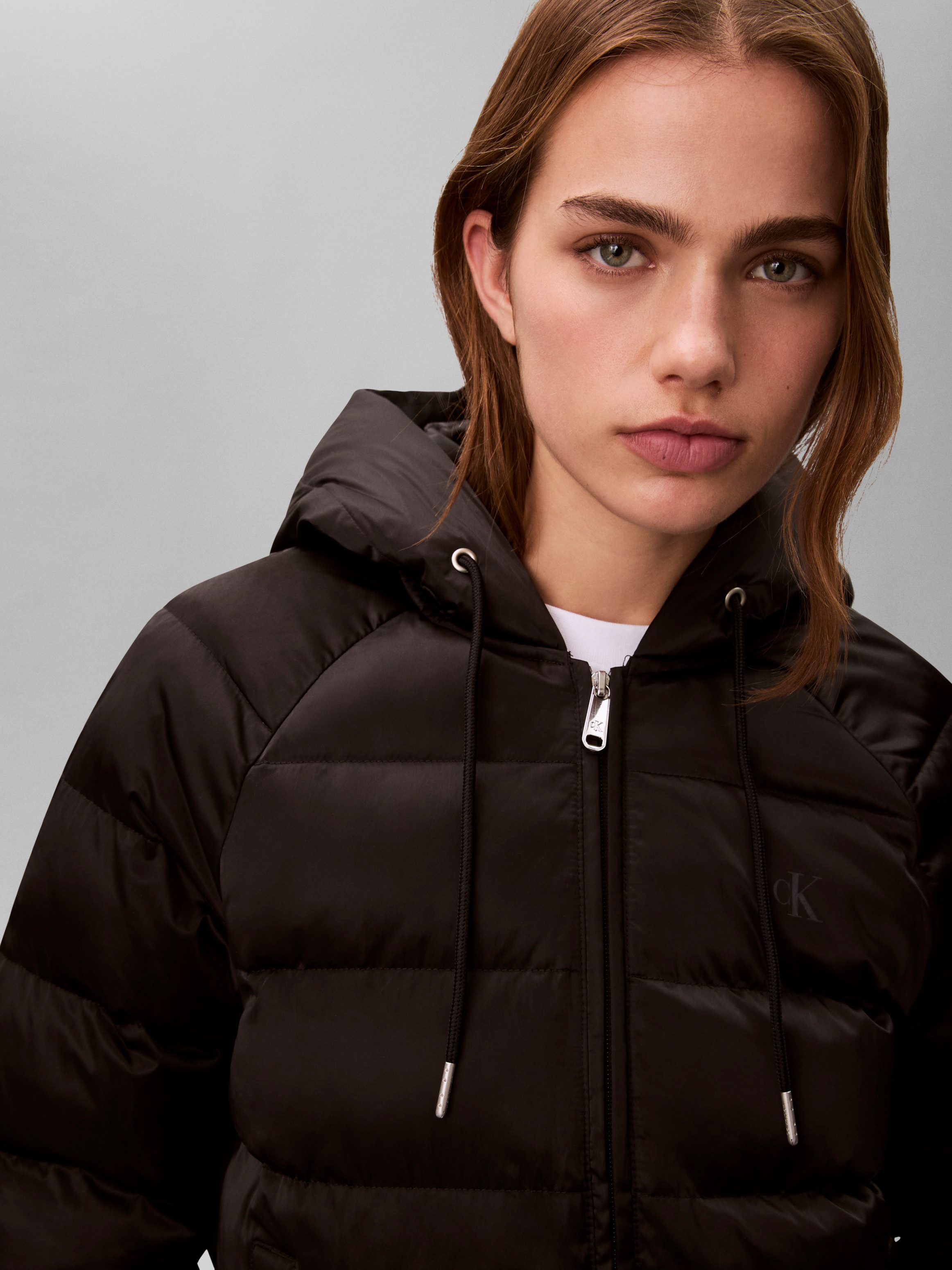 Calvin Klein Jeans Steppjacke Regular fit mit Rundhalsausschnitt