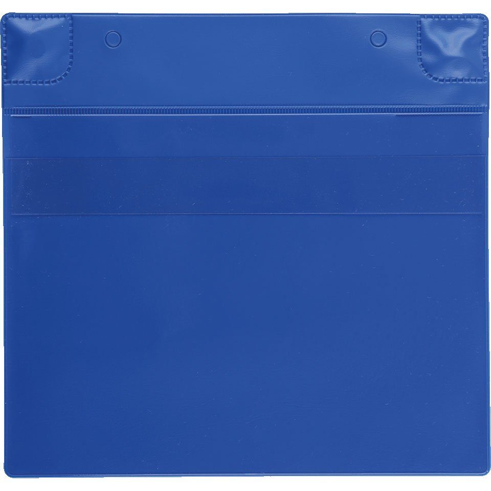 König Werbeanlagen Zeitungsständer tarifold Magnettasche, blau, Einlegemaß DIN A5 (quer), 225x220x2mm, 5 Stück/VE