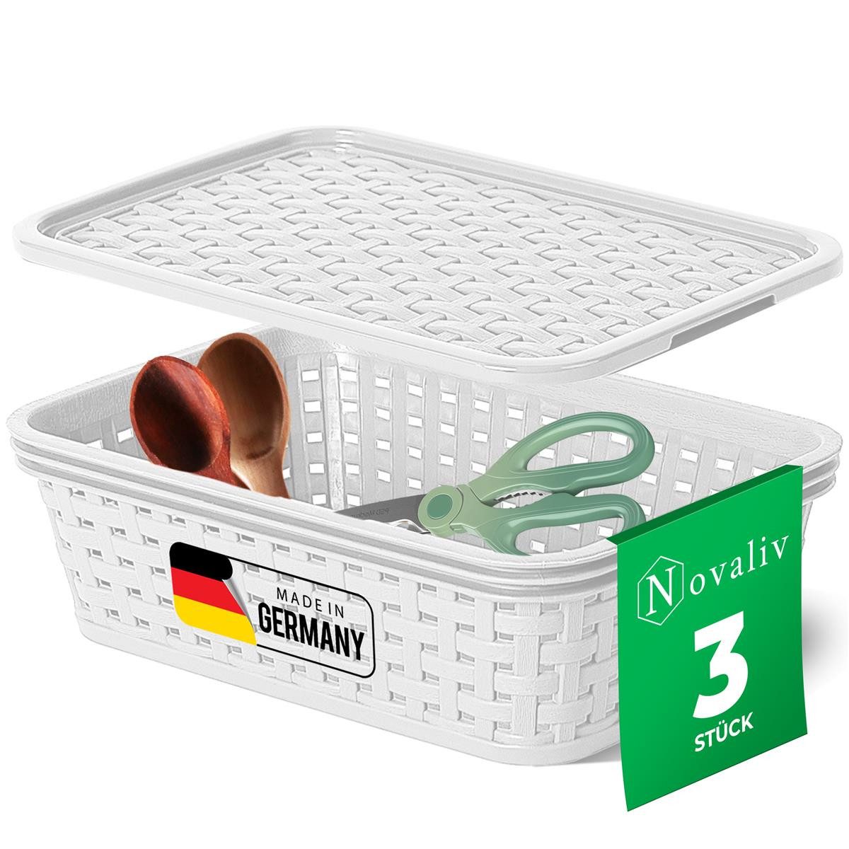 Novaliv Aufbewahrungsbox - (3 St), 3x günstig online kaufen