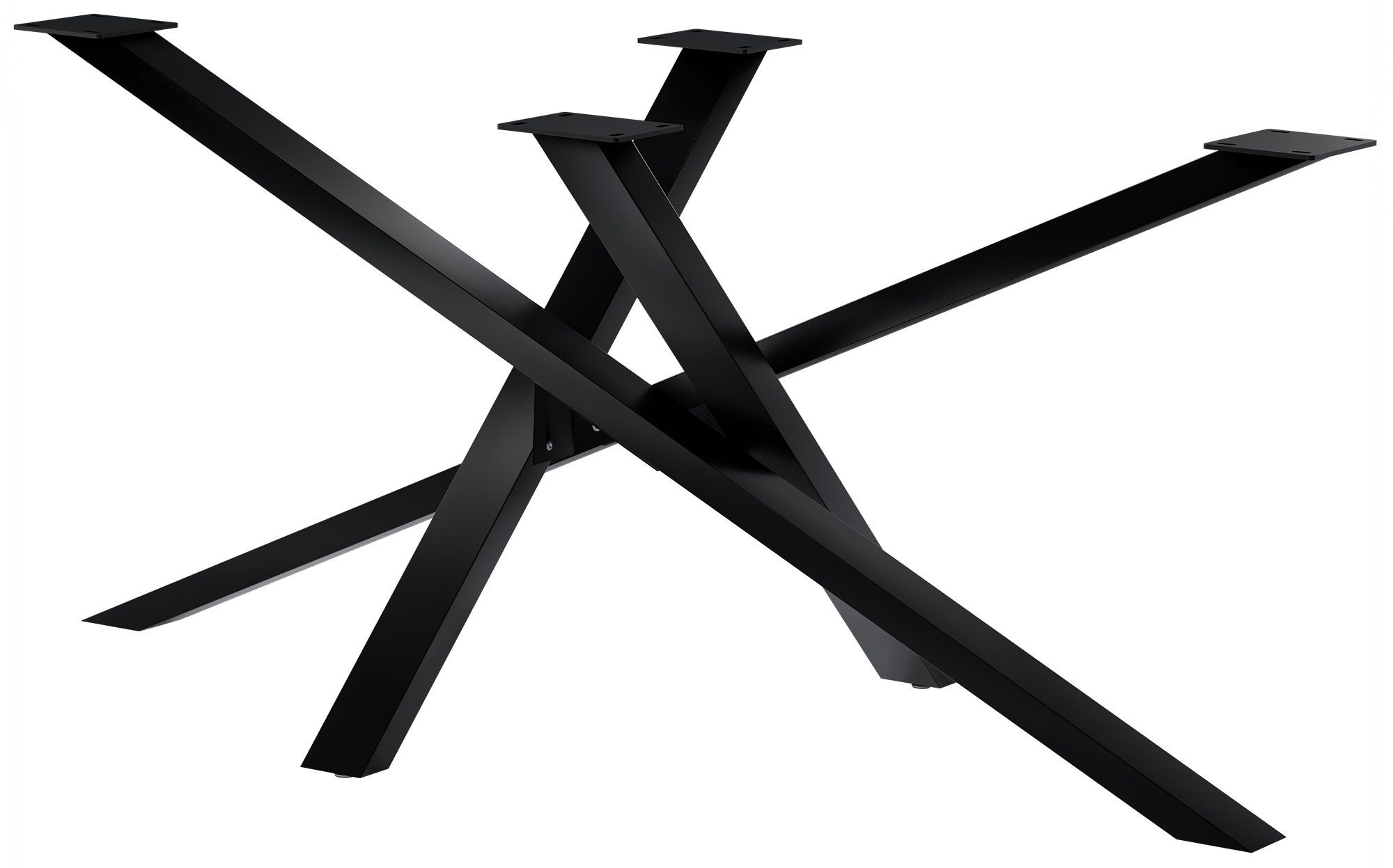 CLP Tischbein Finney, Metallbeine für DIY-Tischkufen, Bodenschoner