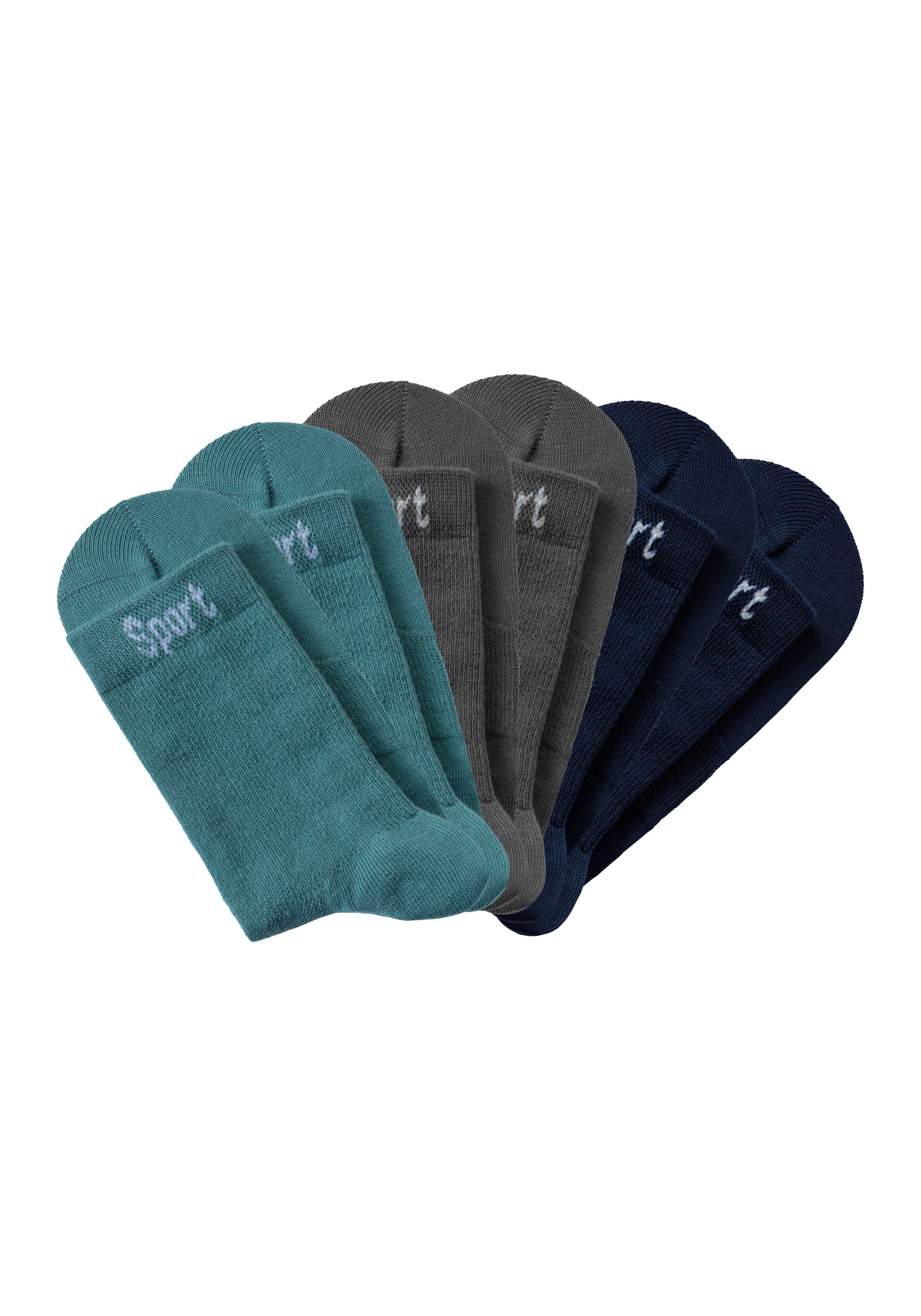 Bench. Sportsocken (Packung, 6-Paar) mit antibakterieller günstig online kaufen