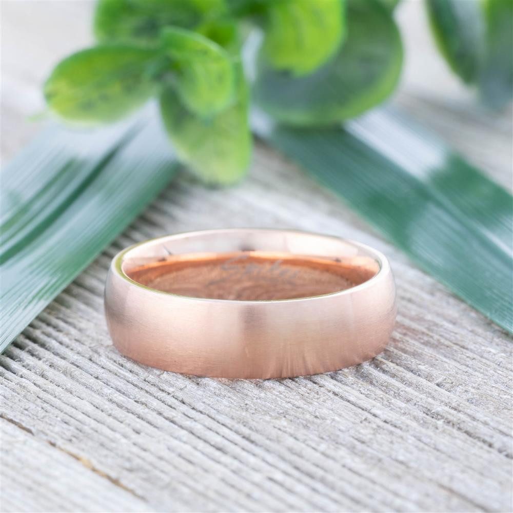 BUNGSA Fingerring 70 (22.3) Bungsa rosegoldener RING - Rosé Rosegold - Damenring (Ring, 1-tlg), Damen Herren – Bild 2 von 5
