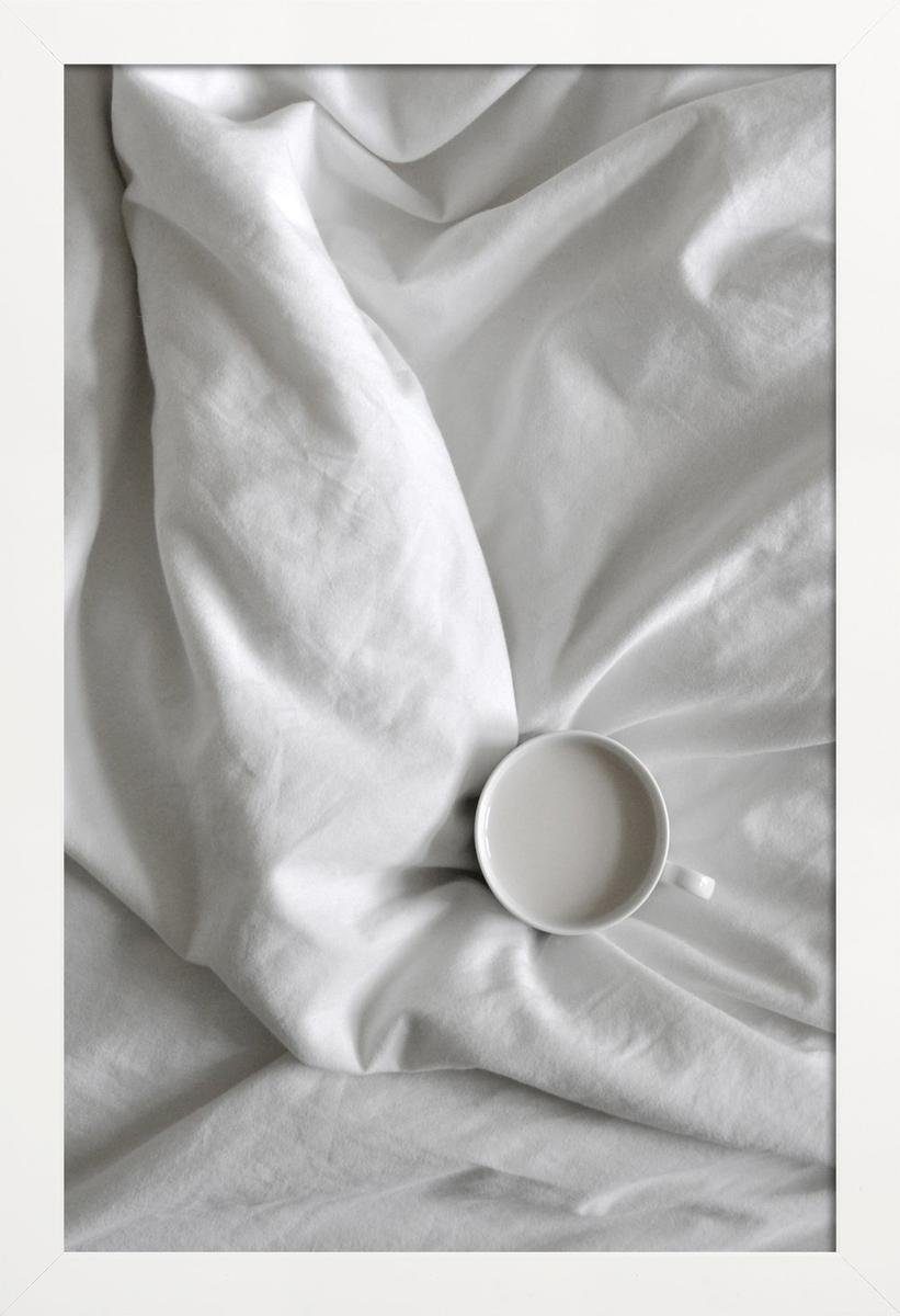einem White Juniqe Fine-Art-Print weißen mit Galeriequalität St), Rand (1 Poster 1 Holzrahmen, Nahili Studio cm breiten, Poster mit in