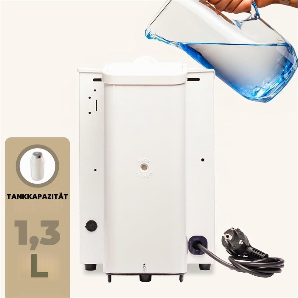 Faber Coffee Machines Kaffeepadmaschine Slot Plast Pure White, 44mm ESE Pads, Hochwertiger Metallrahmen
