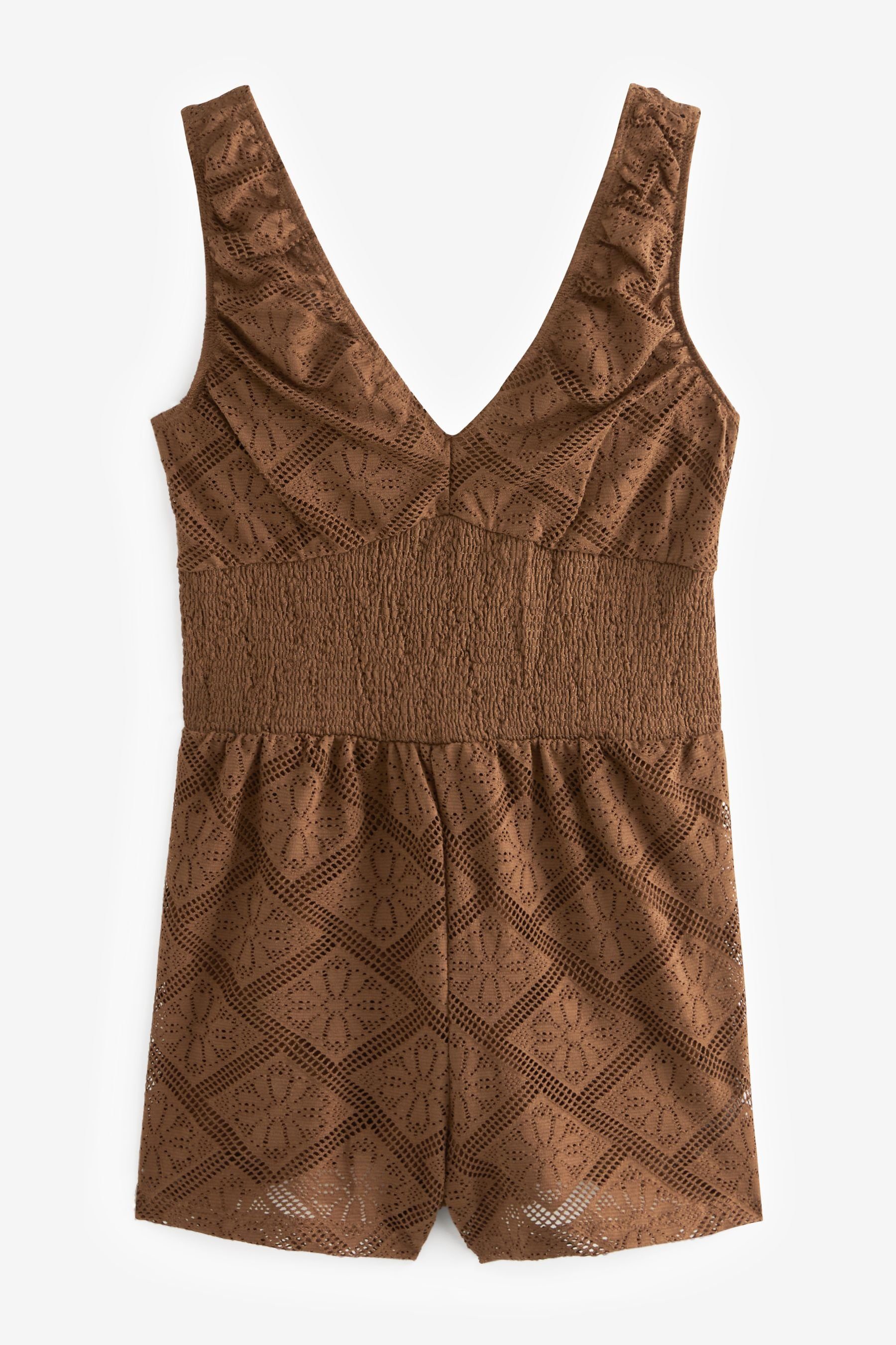 Next Playsuit Häkel-Overall mit V-Ausschnitt (1-tlg) günstig online kaufen