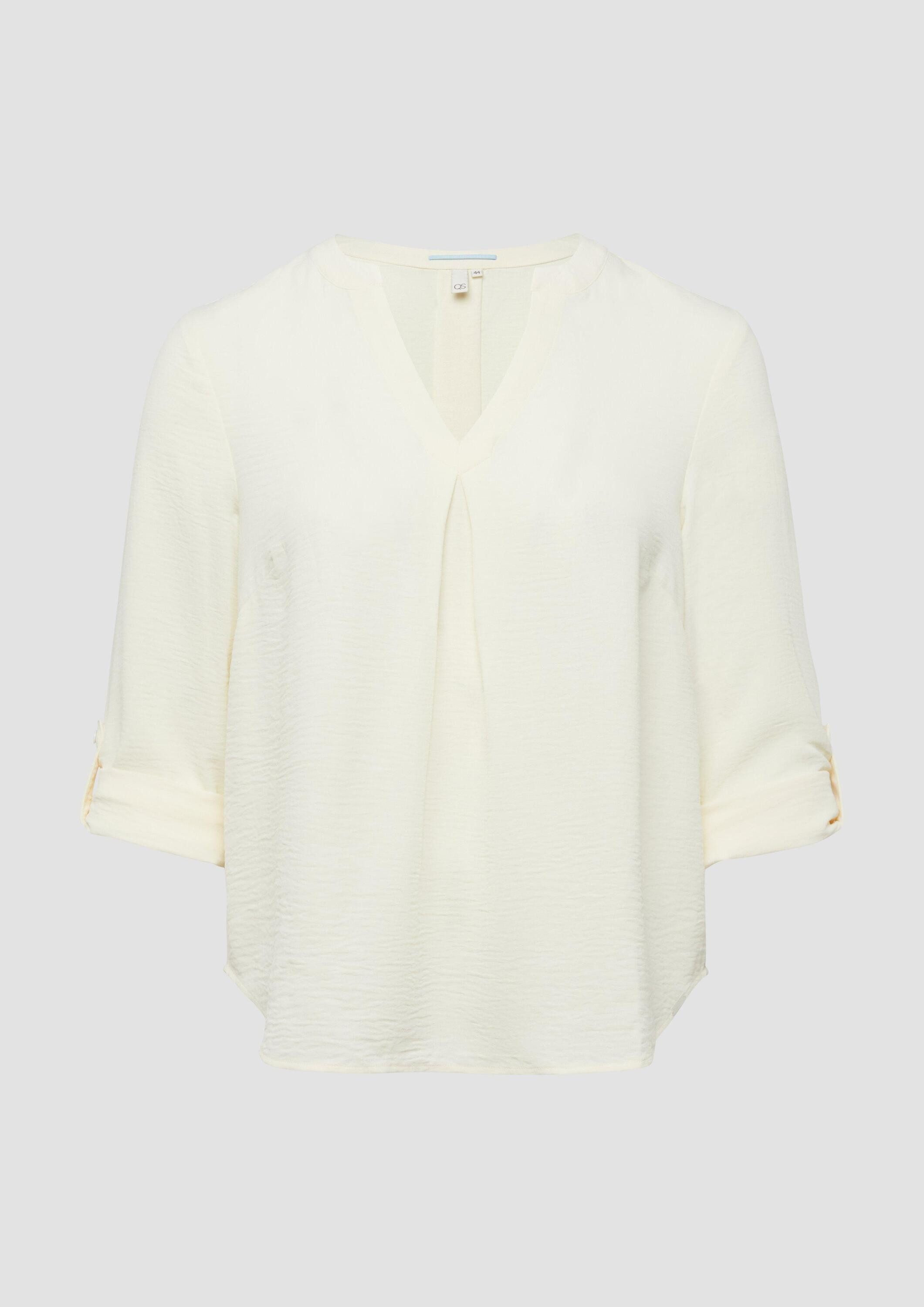 QS Langarmbluse Bluse Tunikabluse