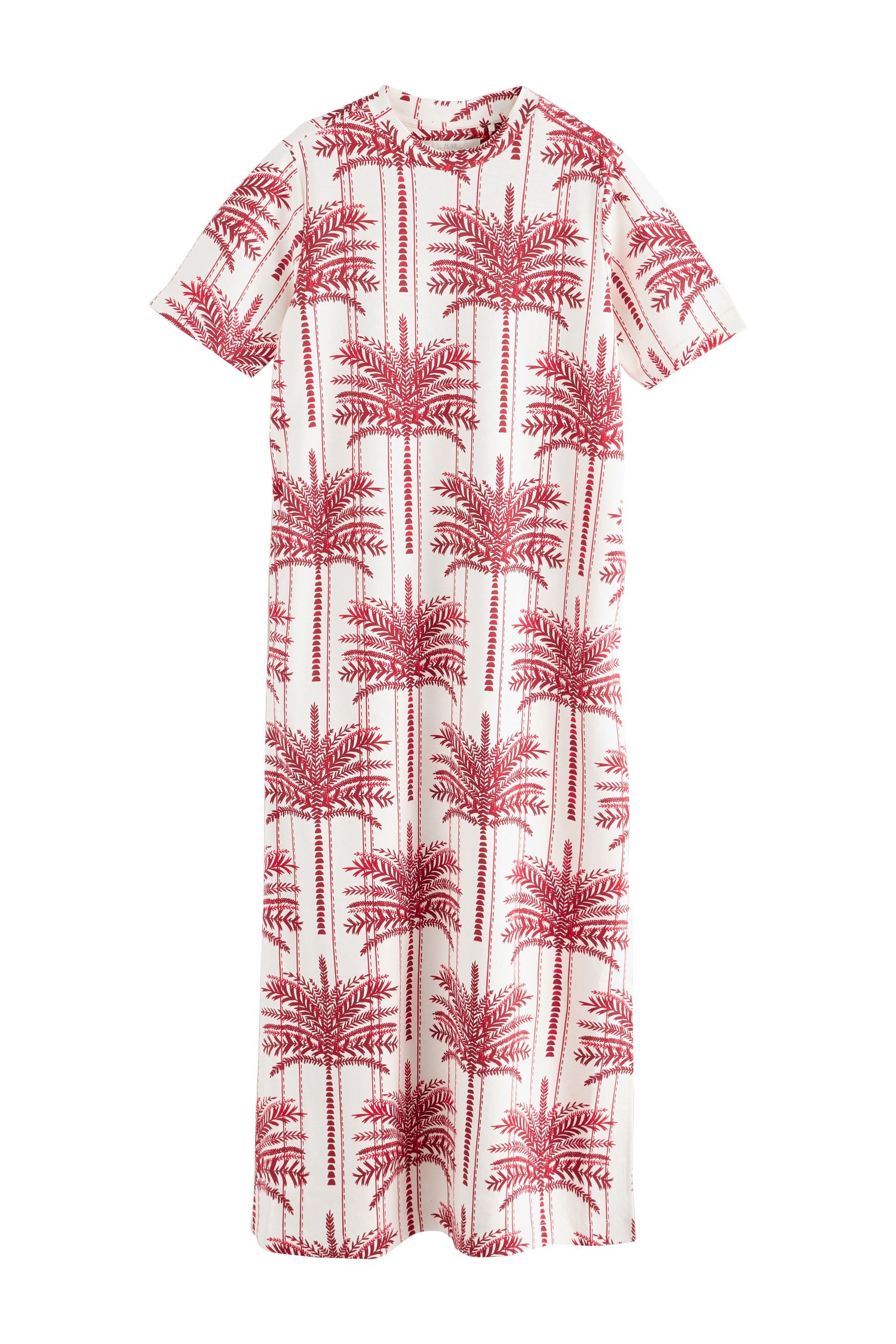Next Maxikleid Schweres Maxi-T-Shirt-Kleid mit Flügelärmeln günstig online kaufen