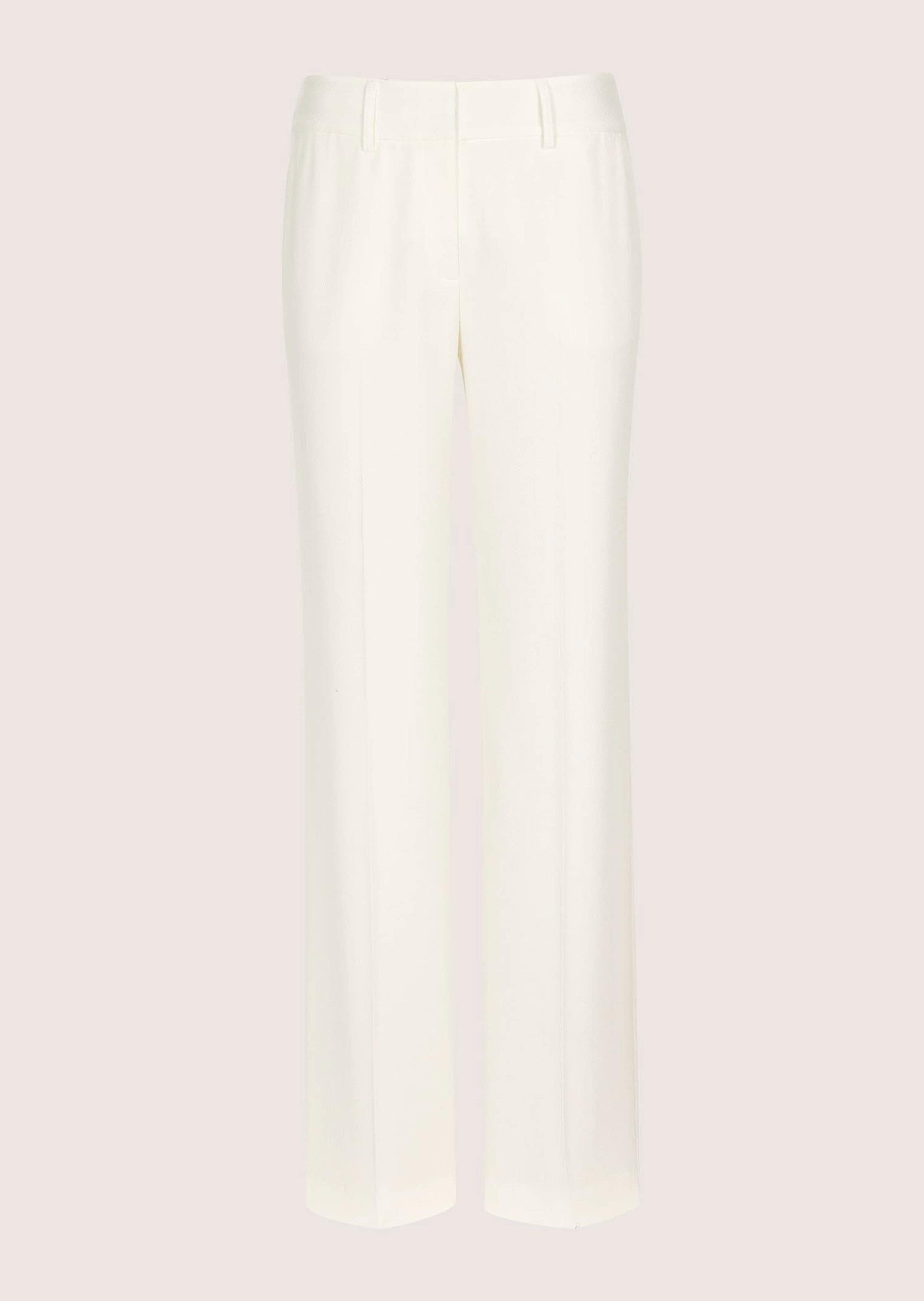 MADELEINE Stoffhose Elegante Bügelfaltenhose mit Struktur Jerseyhose mit Formbund, Hakenverschluss, Taschen und Knöchellänge – Bild 5 von 5