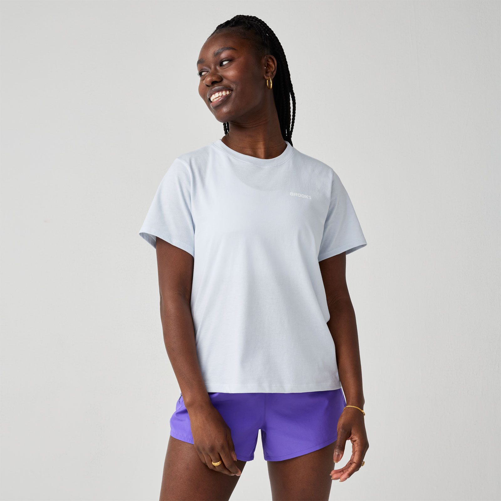 Brooks Laufshirt Graphic Short Sleeve Lady 221761-461 Laufoberteil für Sommertrainings