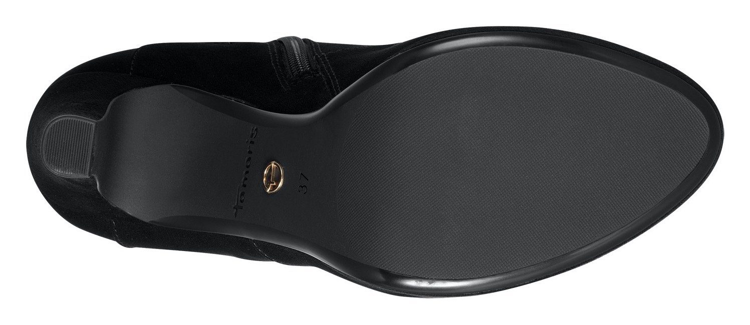 Tamaris High-Heel-Stiefelette mit Schmuckelement an der günstig online kaufen