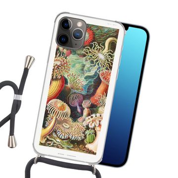 MuchoWow Handyhülle Ernst Haeckel - Anemone - Retro - Natur - Pflanzen - Meer, Handyhülle Telefonhülle Apple iPhone 11 Pro Max