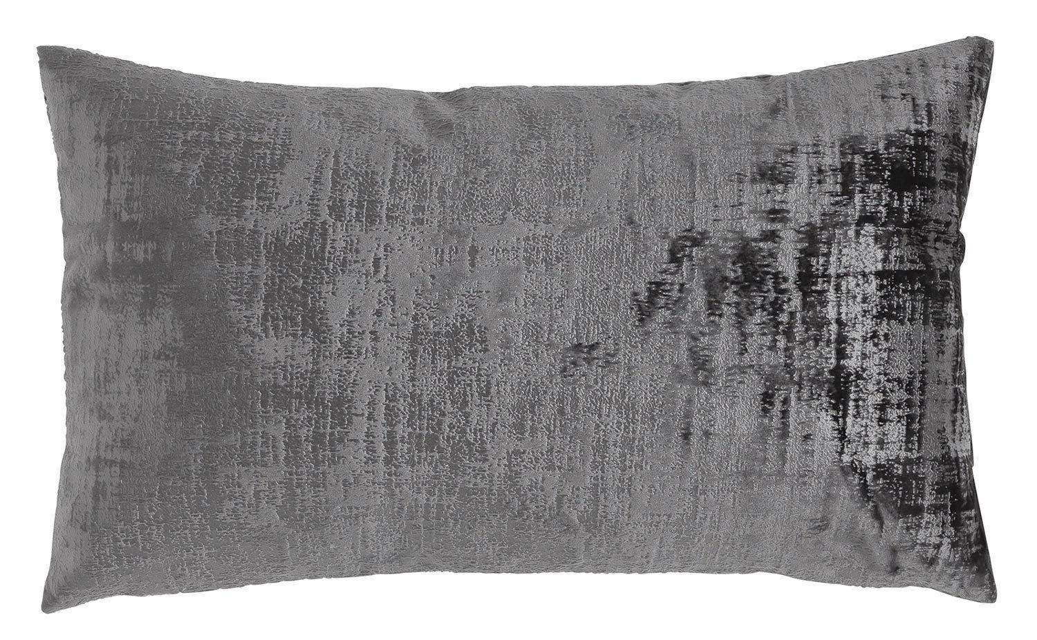 Dekokissen VINTAGE VELVET, Schwarz, Uni, Samt, 30 x 50 cm