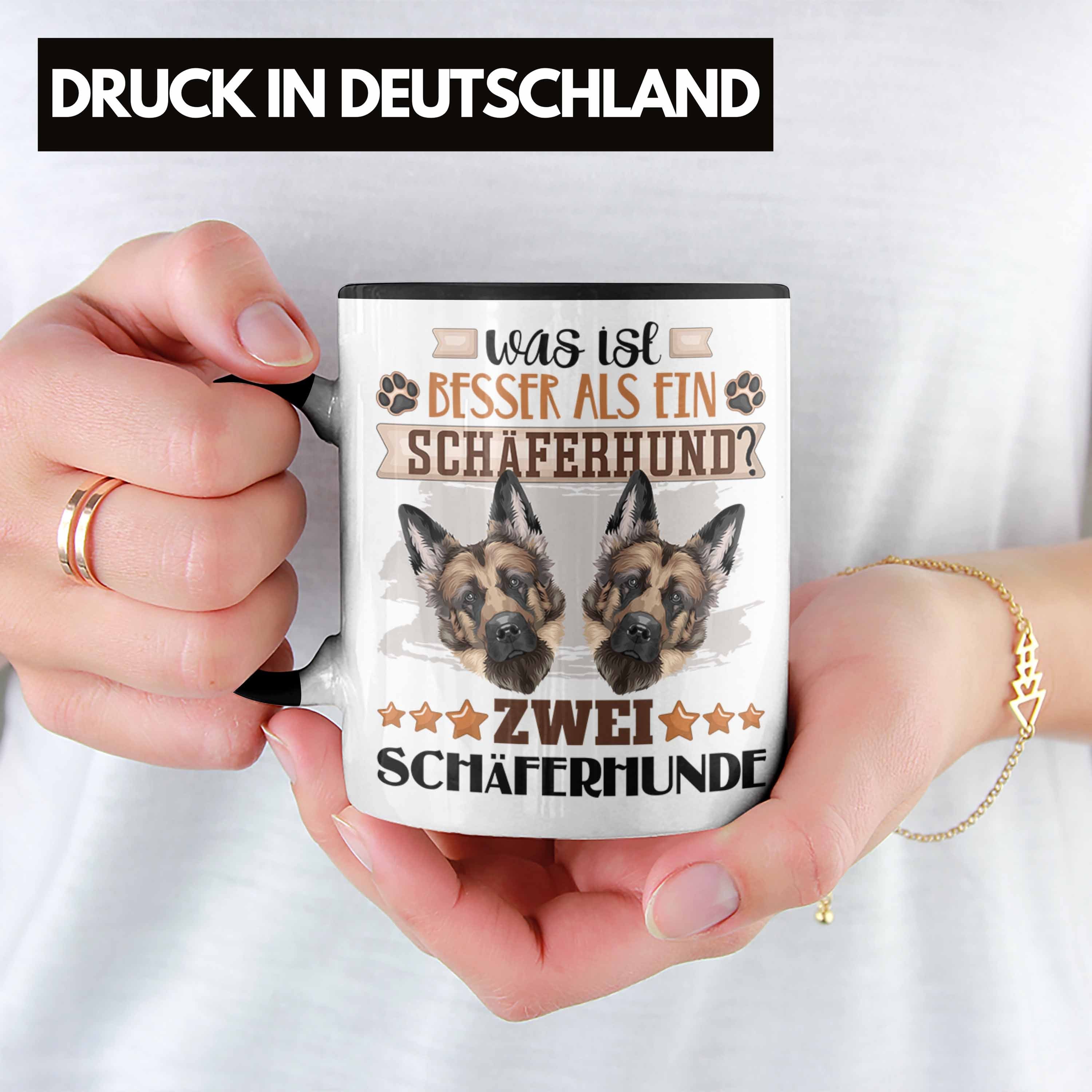 Tasse Tasse Spruch Was I Schäferhund Schwarz Geschenkidee Trendation Besitzer Geschenk Lustiger